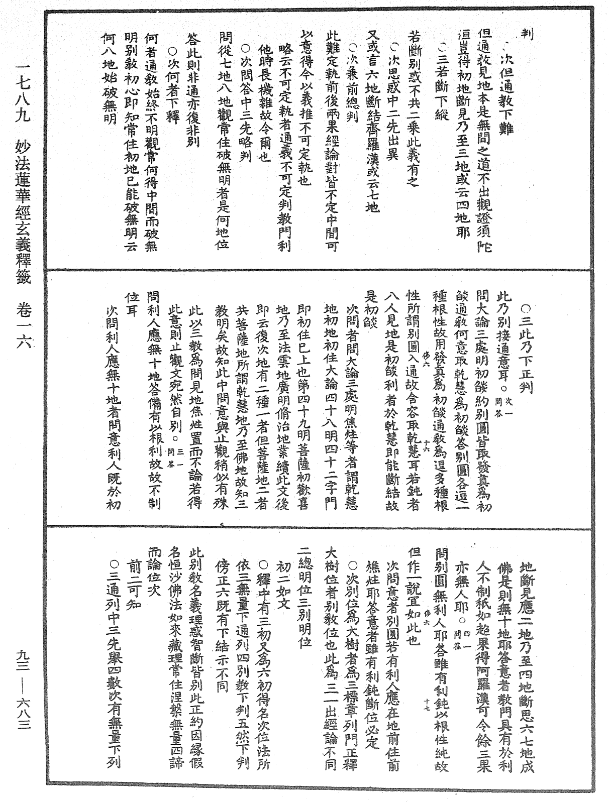 法華玄義釋籤《中華大藏經》_第93冊_第683頁