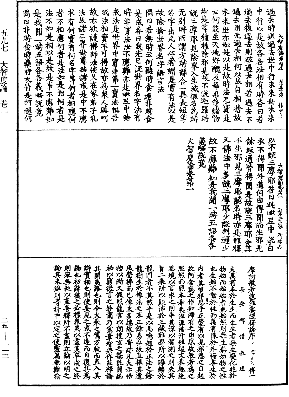 大智度論《中華大藏經》_第25冊_第113頁