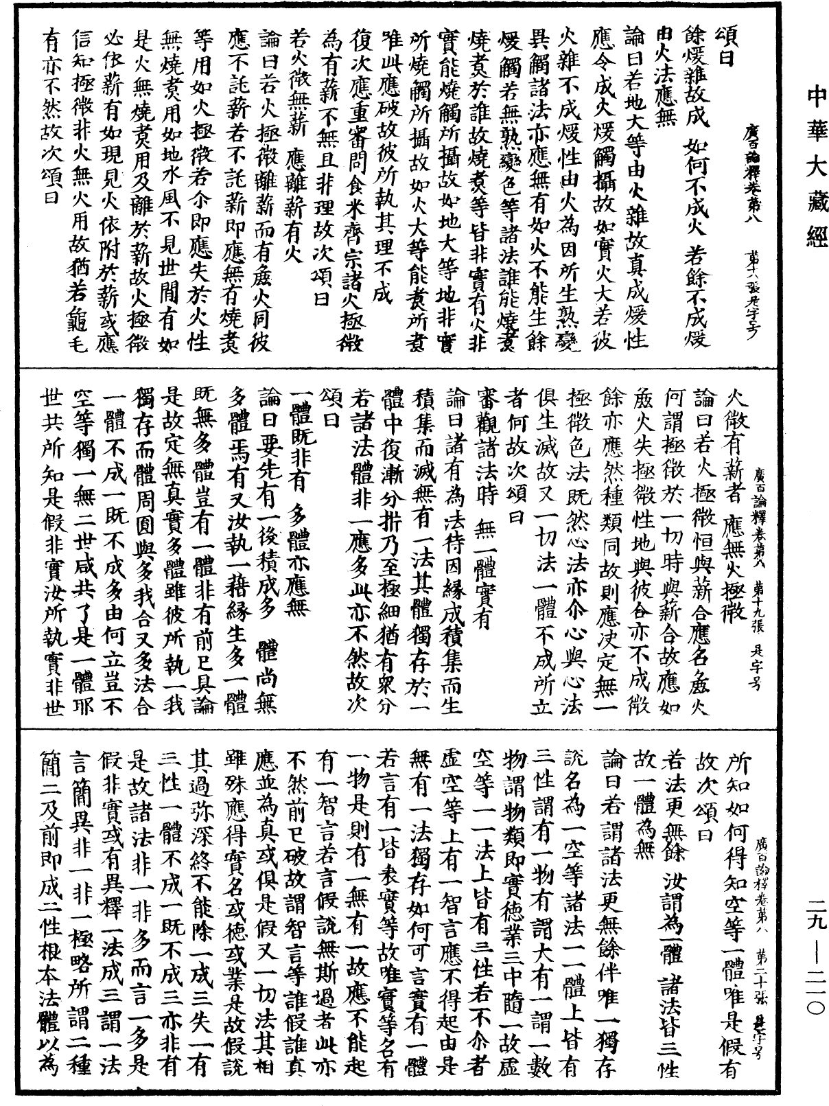 大乘廣百論釋論《中華大藏經》_第29冊_第0210頁