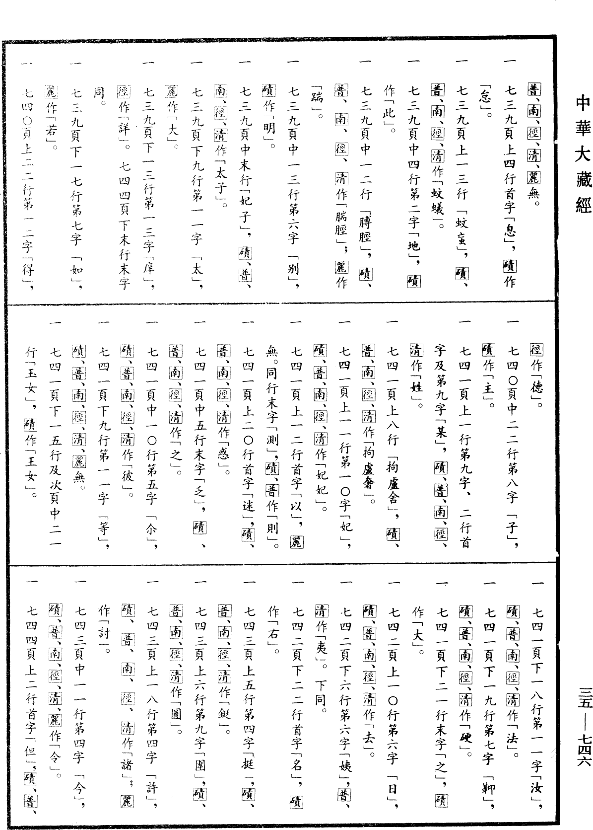 佛本行集經《中華大藏經》_第35冊_第0746頁