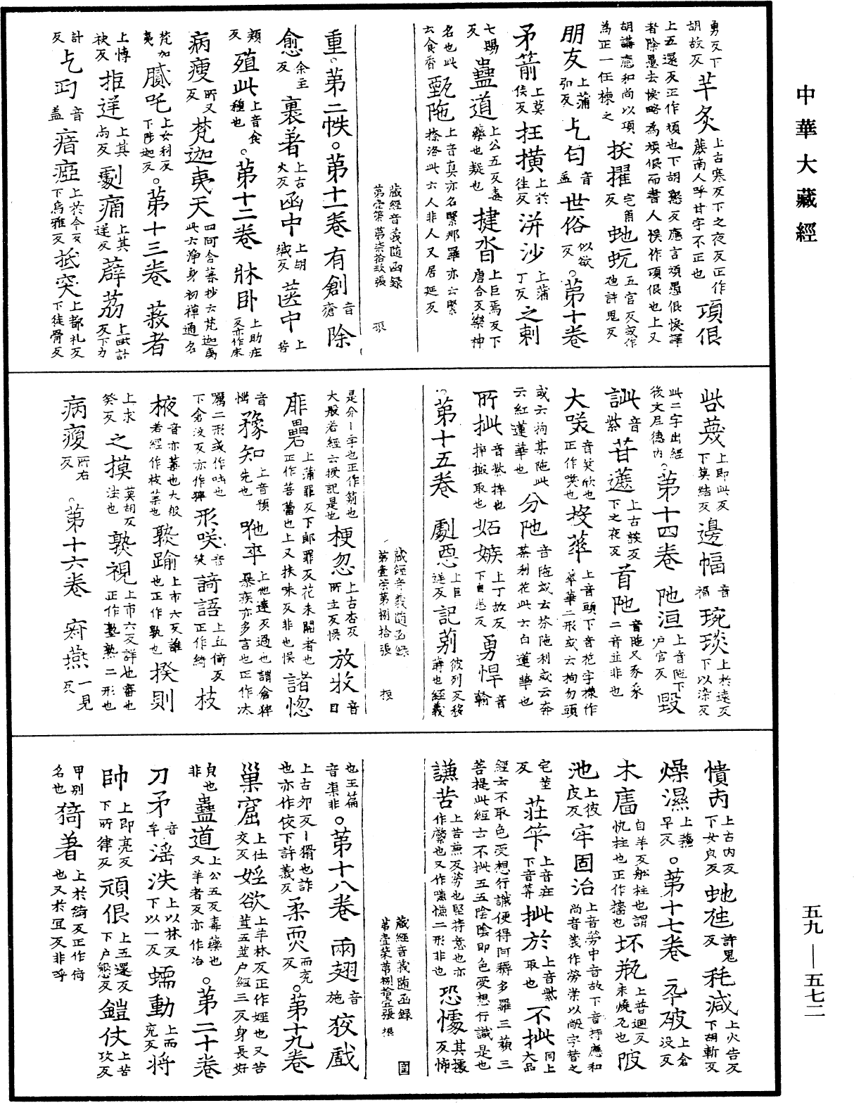 新集藏經音義隨函錄《中華大藏經》_第59冊_第0572頁