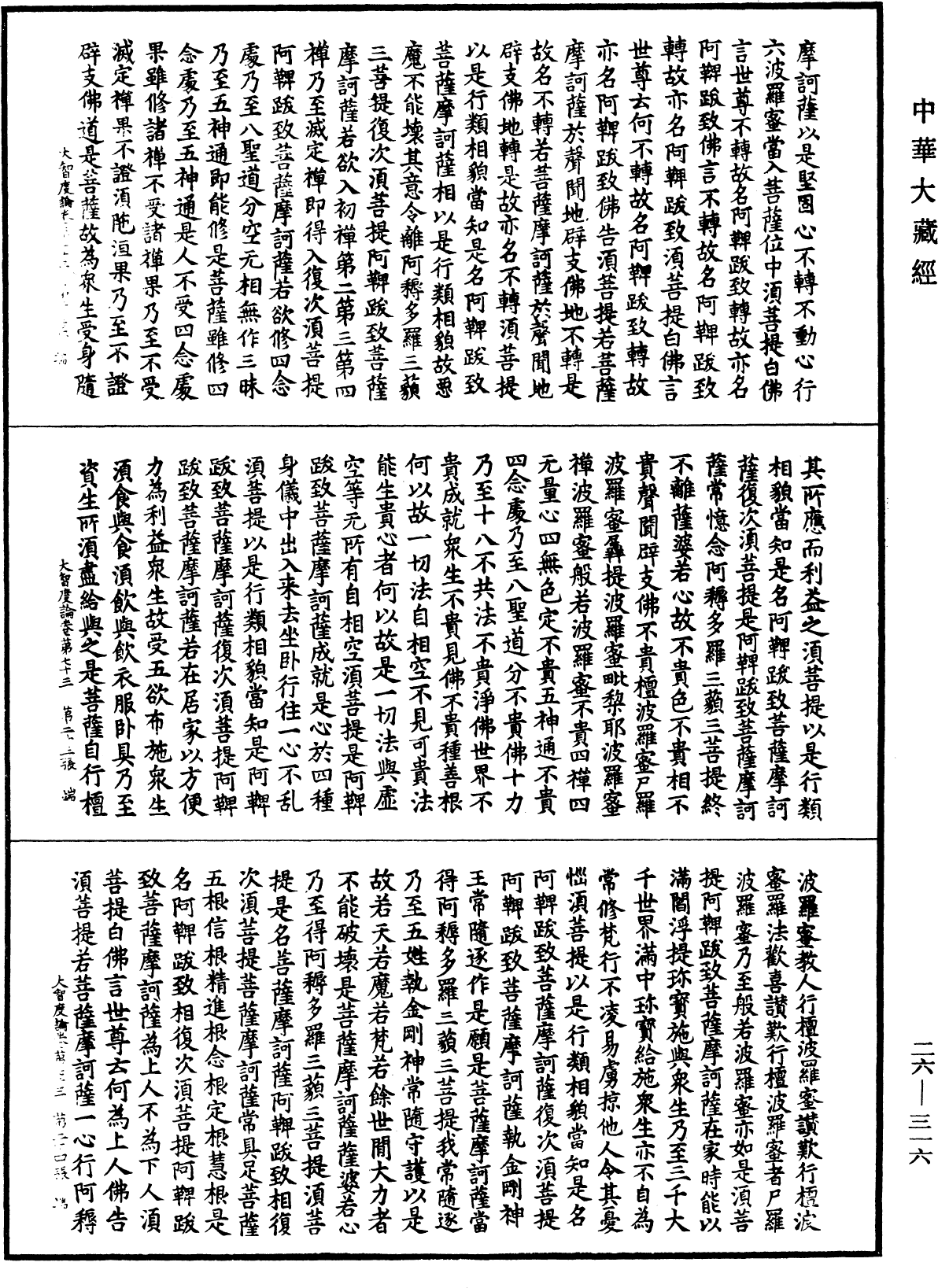 大智度論《中華大藏經》_第26冊_第316頁