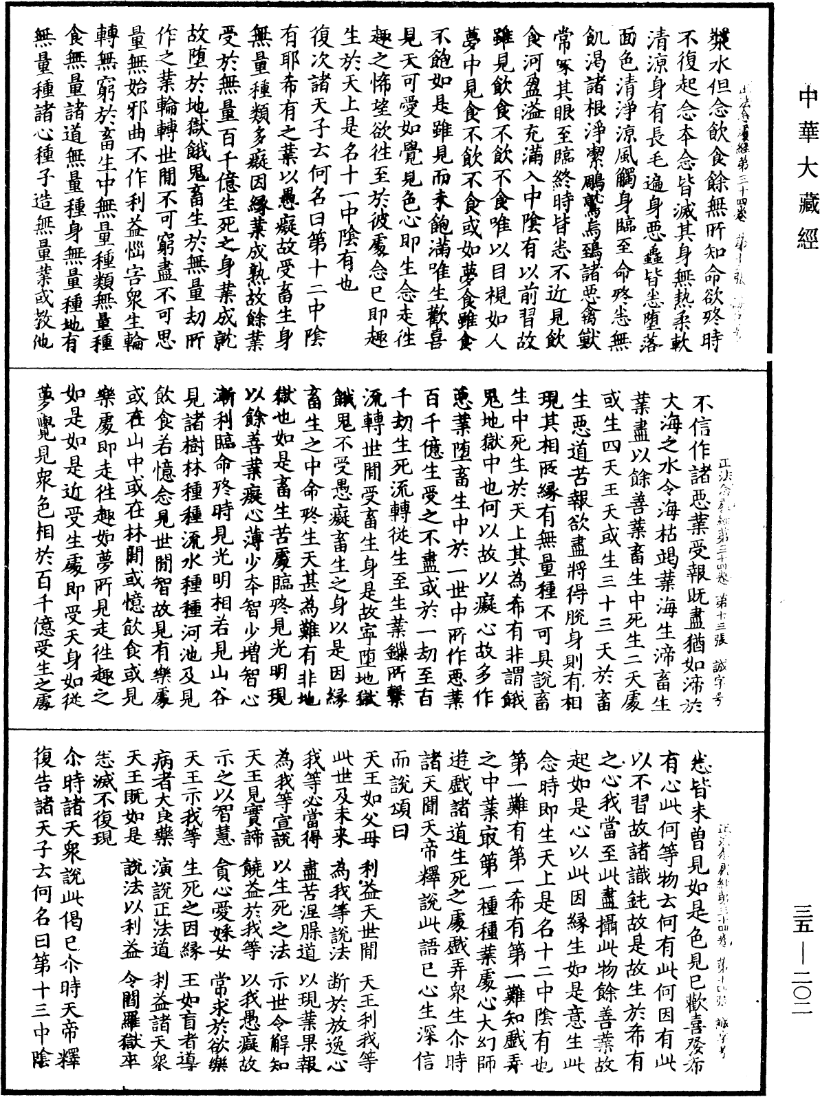 正法念處經《中華大藏經》_第35冊_第0202頁