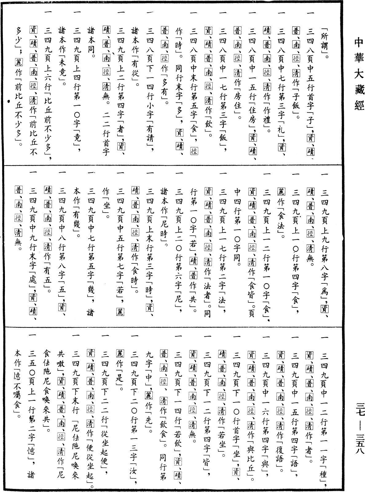 十誦律《中華大藏經》_第37冊_第358頁