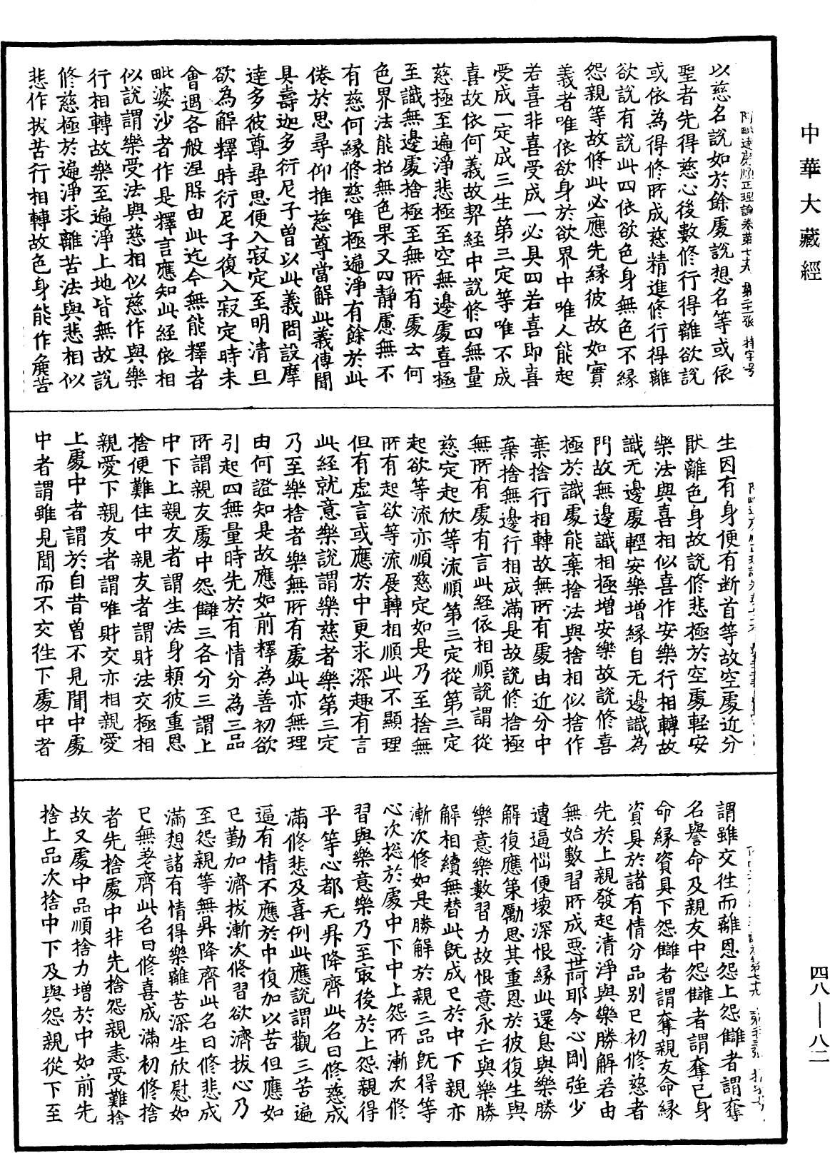 阿毗達磨順正理論《中華大藏經》_第48冊_第0082頁