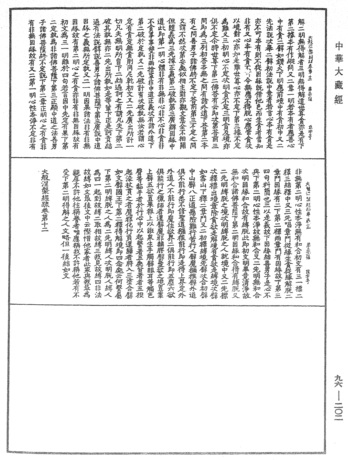 大般涅槃經疏《中華大藏經》_第96冊_第202頁