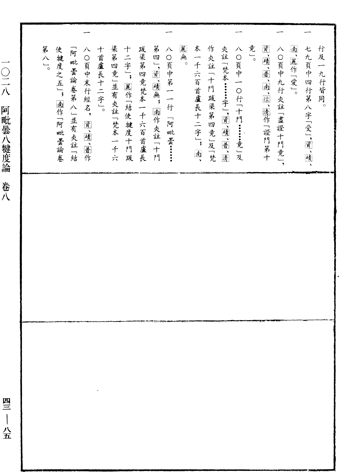 阿毗曇八犍度論《中華大藏經》_第43冊_第085頁8