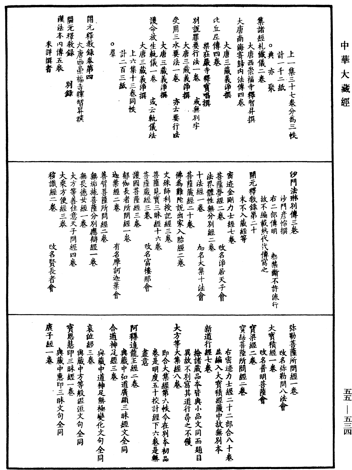 開元釋教錄略出《中華大藏經》_第55冊_第534頁