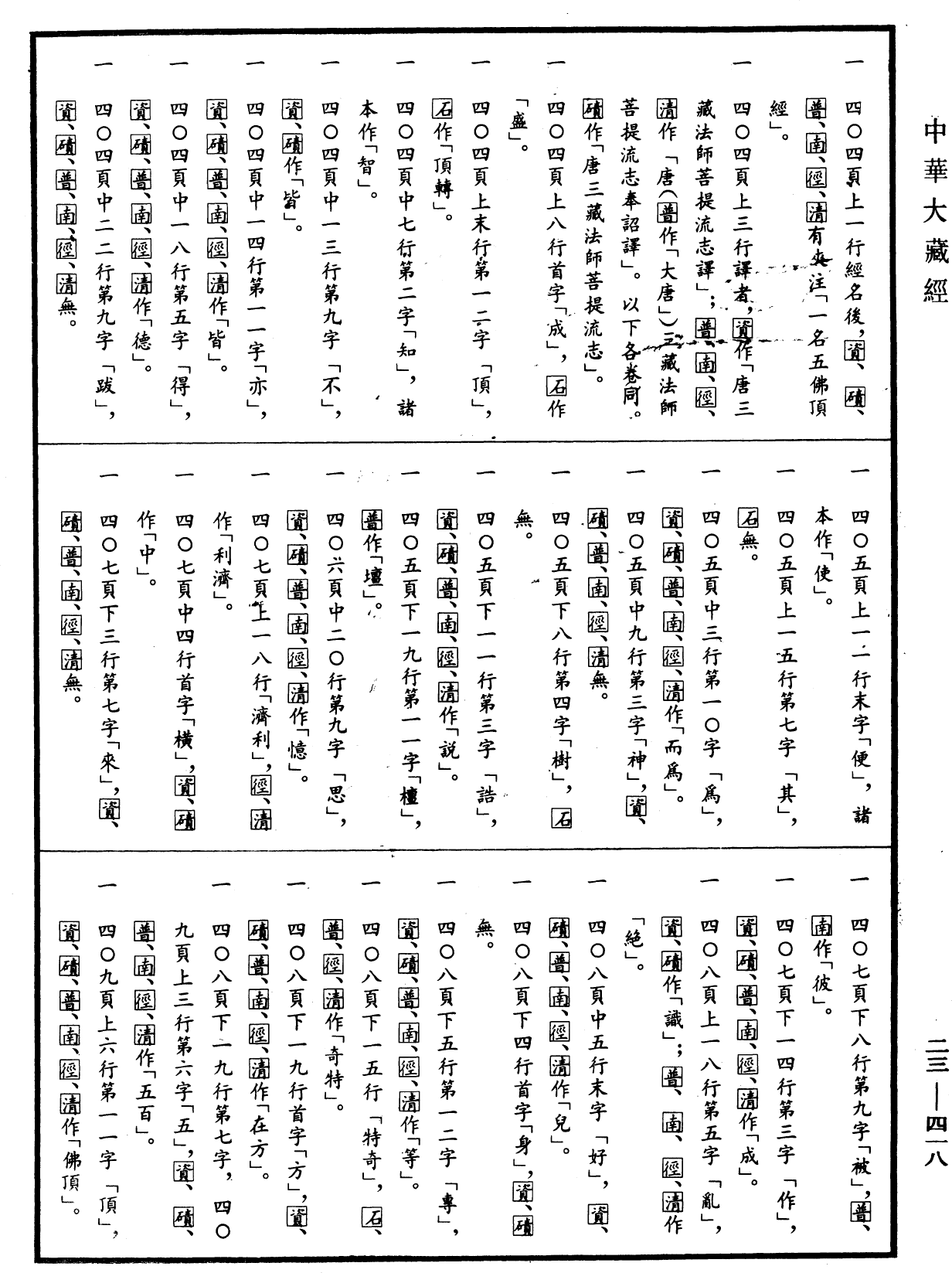 一字佛頂輪王經《中華大藏經》_第23冊_第418頁