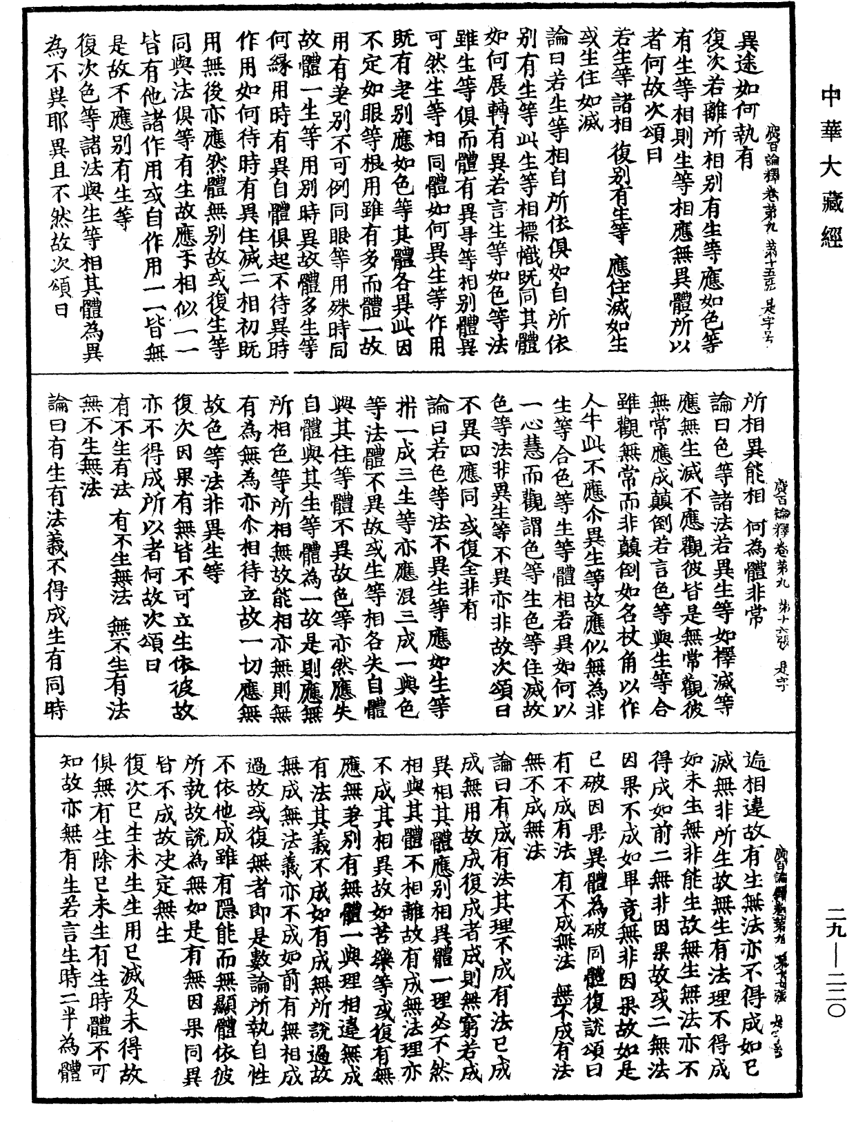 大乘廣百論釋論《中華大藏經》_第29冊_第0220頁