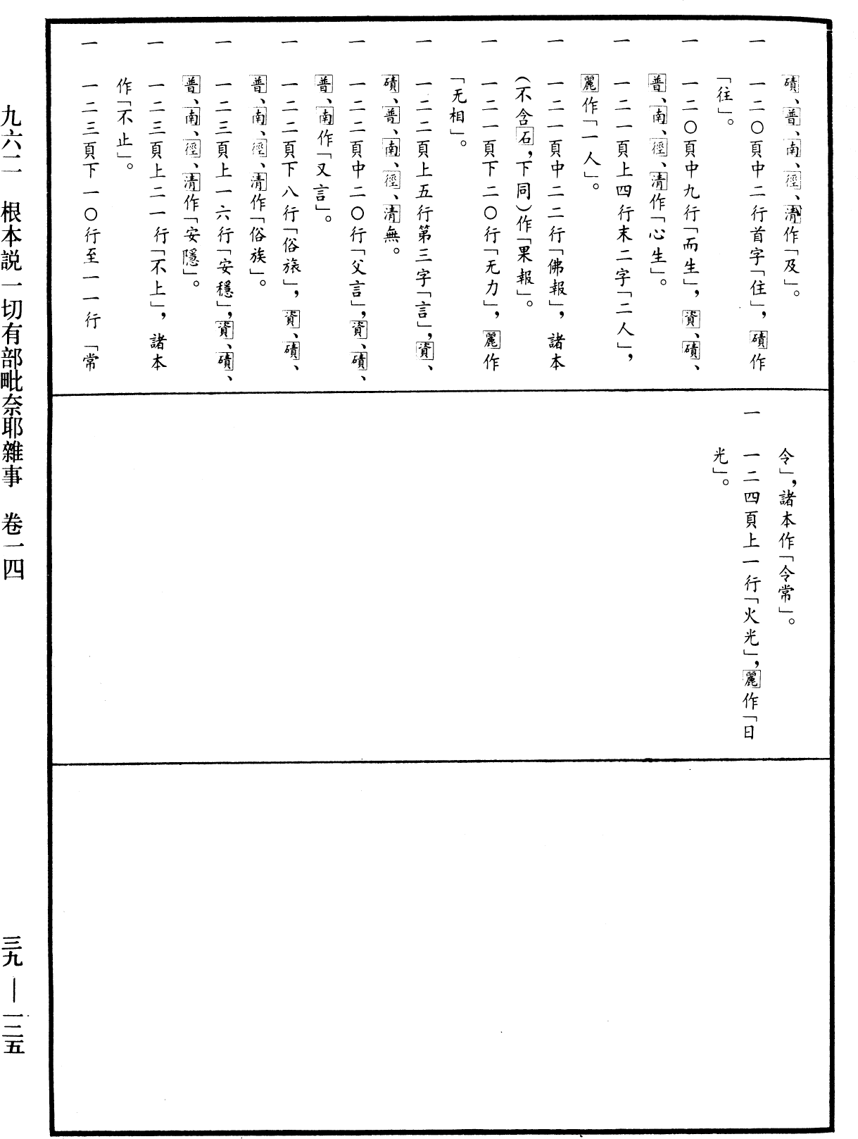 根本說一切有部毗奈耶雜事《中華大藏經》_第39冊_第0125頁14