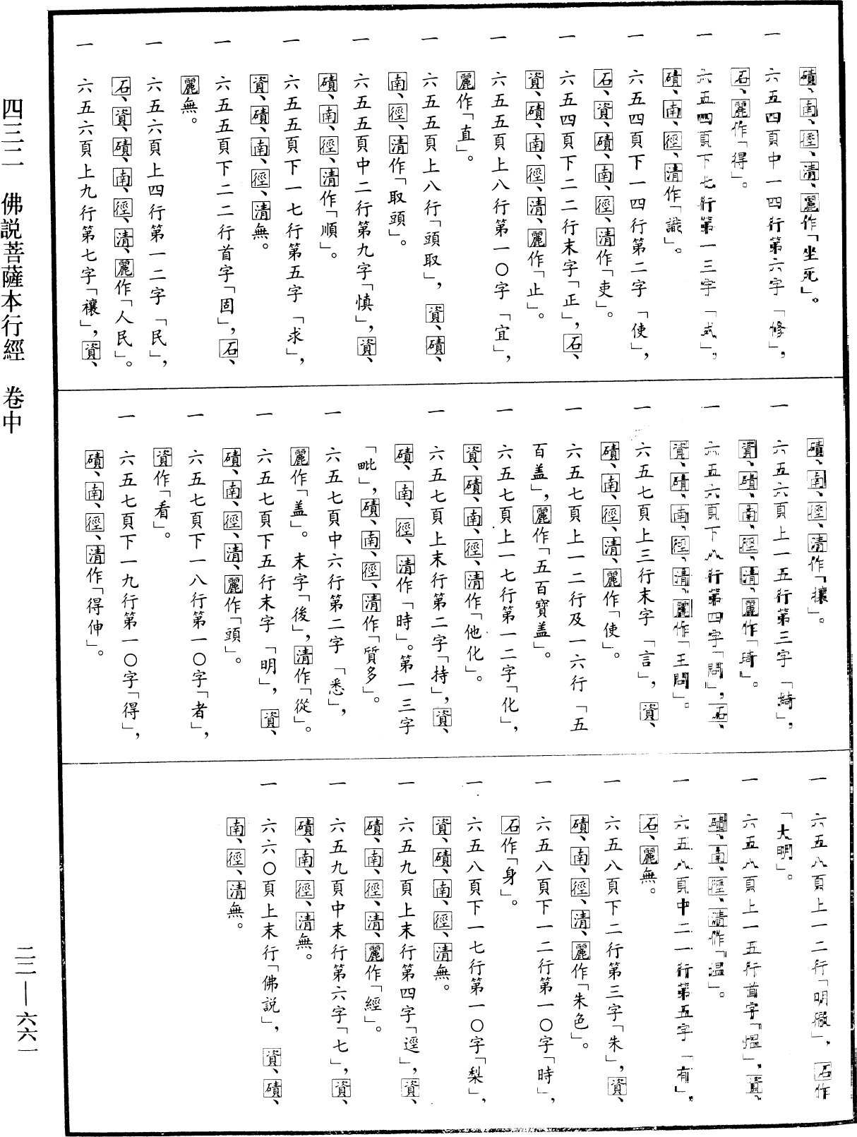 佛說菩薩本行經《中華大藏經》_第22冊_第661頁2