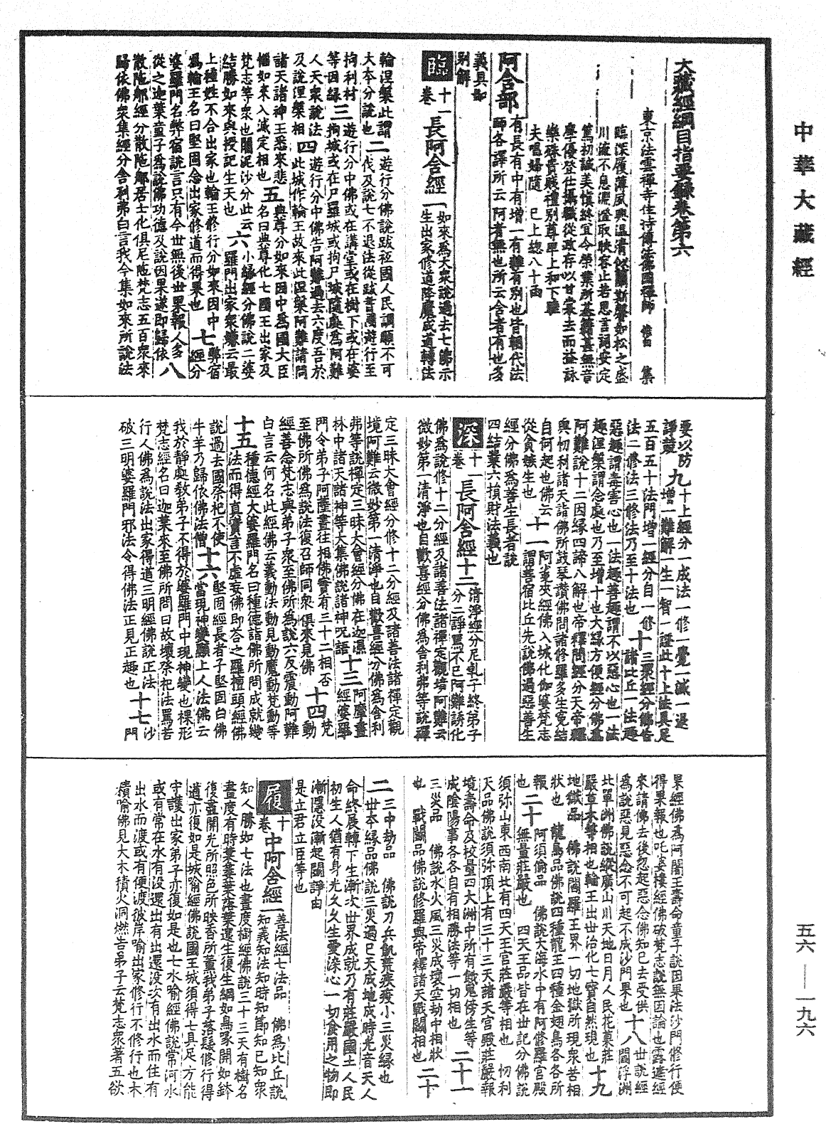 大藏經綱目指要錄《中華大藏經》_第56冊_第0196頁