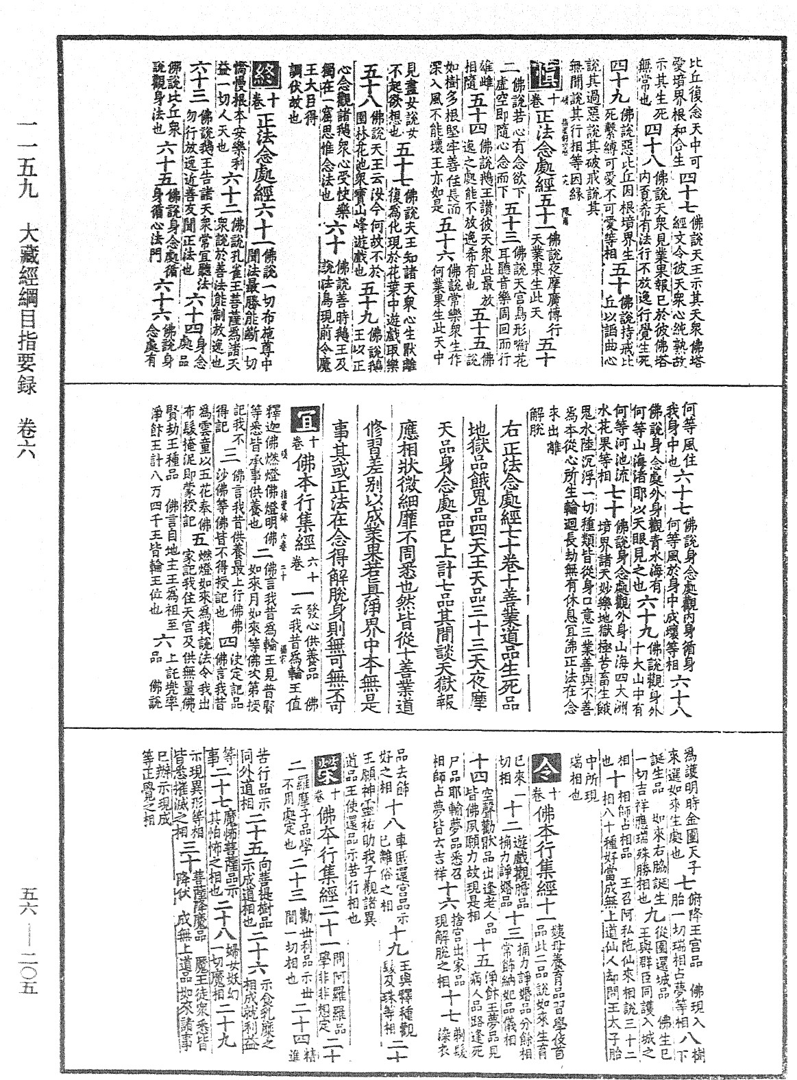 大藏經綱目指要錄《中華大藏經》_第56冊_第0205頁