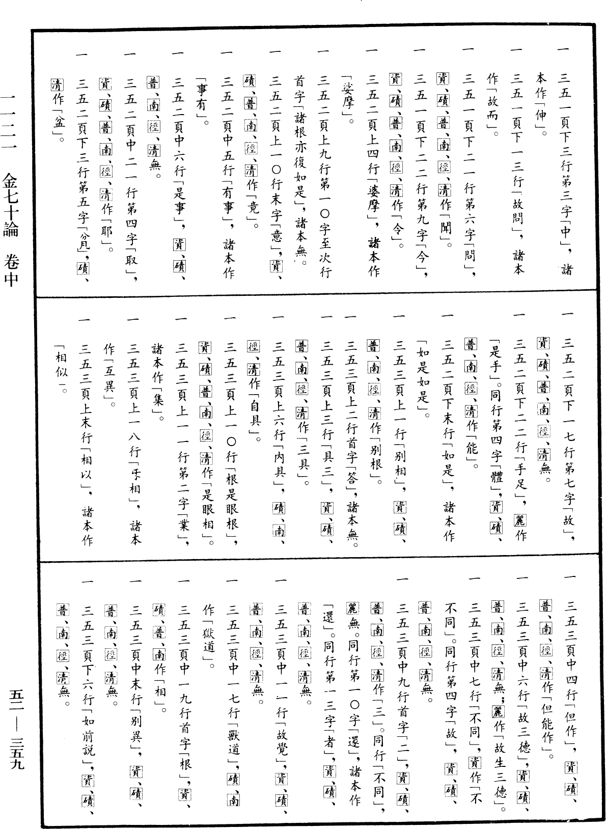 金七十论《中华大藏经》_第52册_第359页