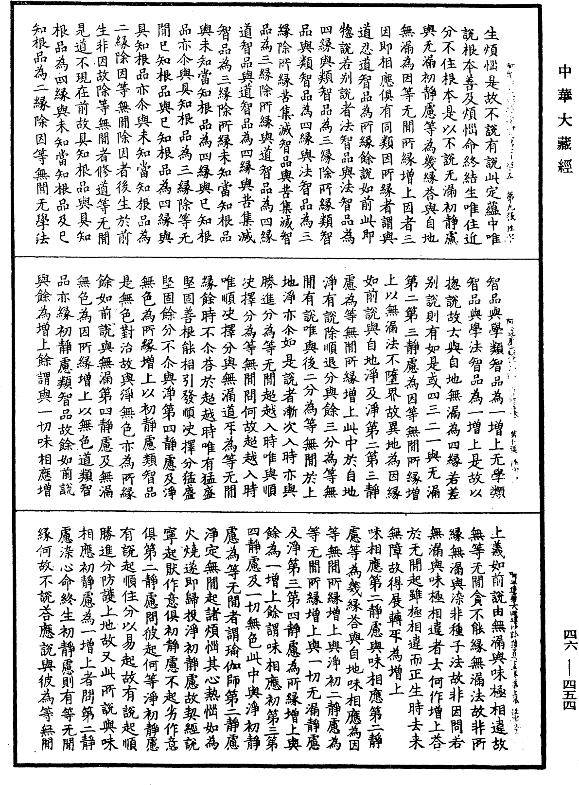 阿毗達磨大毗婆沙論《中華大藏經》_第46冊_第0454頁