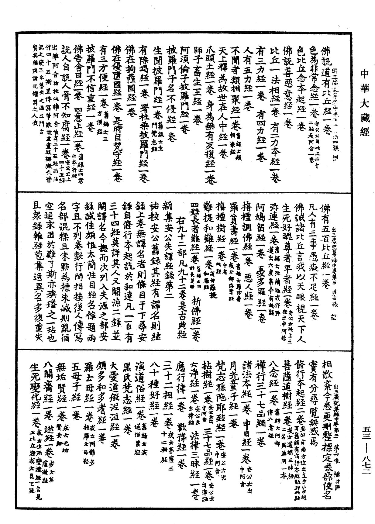 出三藏記集《中華大藏經》_第53冊_第872頁