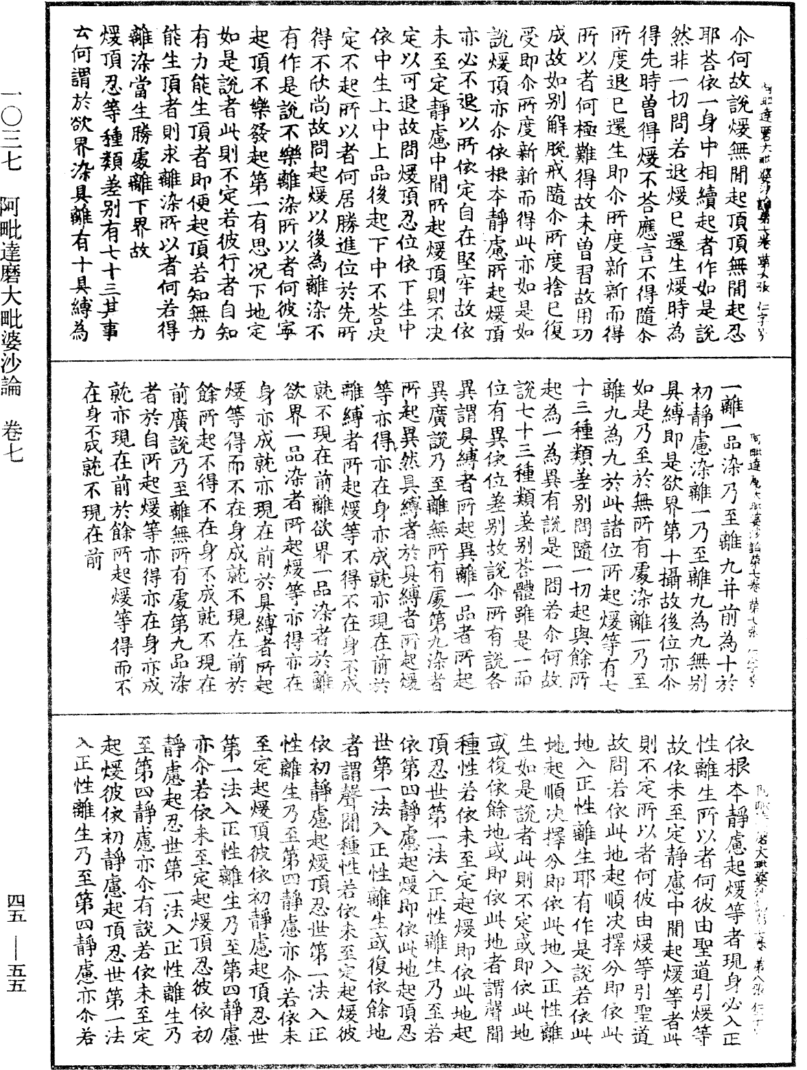 阿毗達磨大毗婆沙論《中華大藏經》_第45冊_第055頁