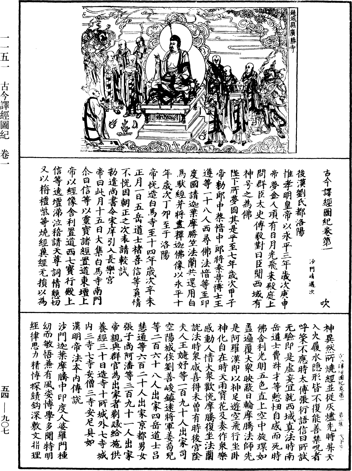 古今譯經圖紀《中華大藏經》_第54冊_第907頁