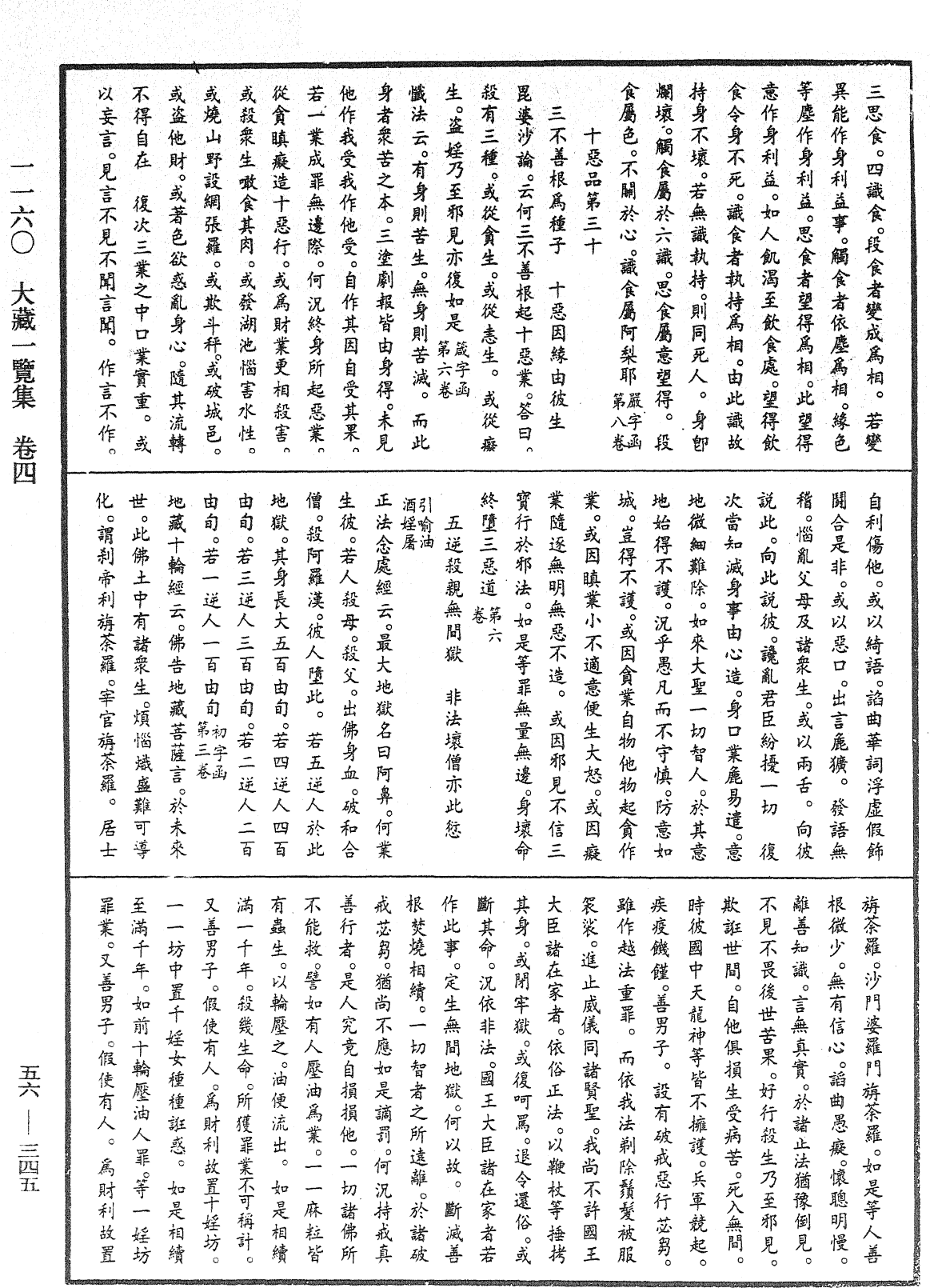 大藏一览集《中华大藏经》_第56册_第0345页