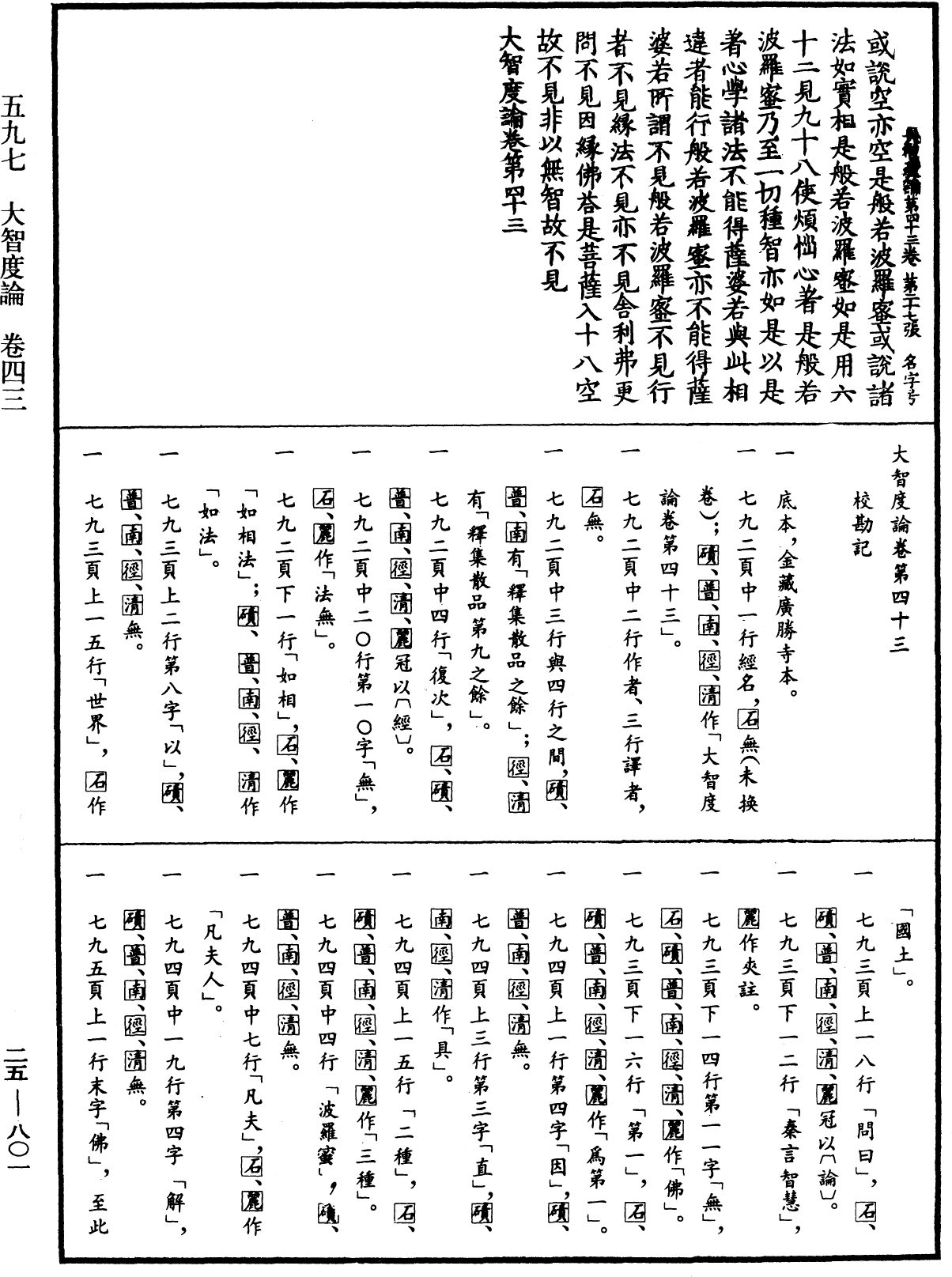 大智度論《中華大藏經》_第25冊_第801頁