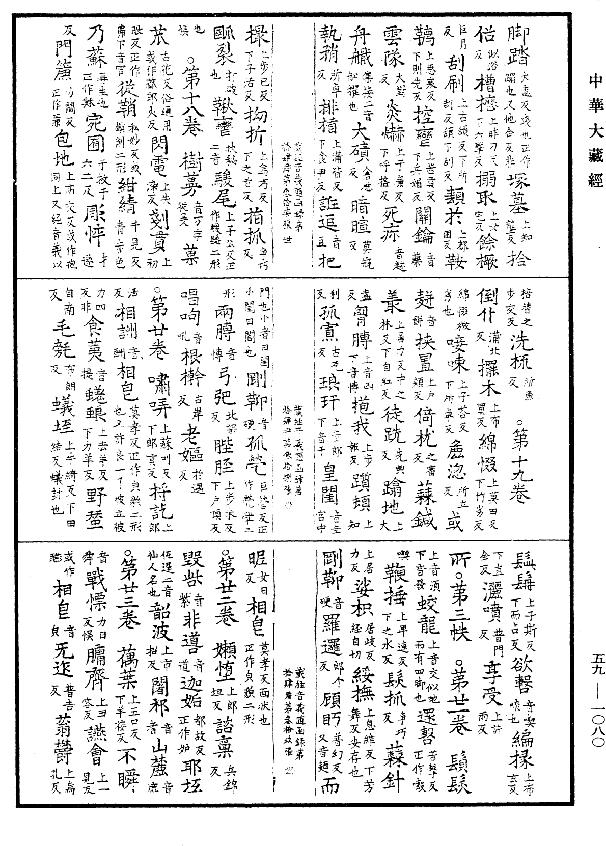 新集藏經音義隨函錄《中華大藏經》_第59冊_第1080頁