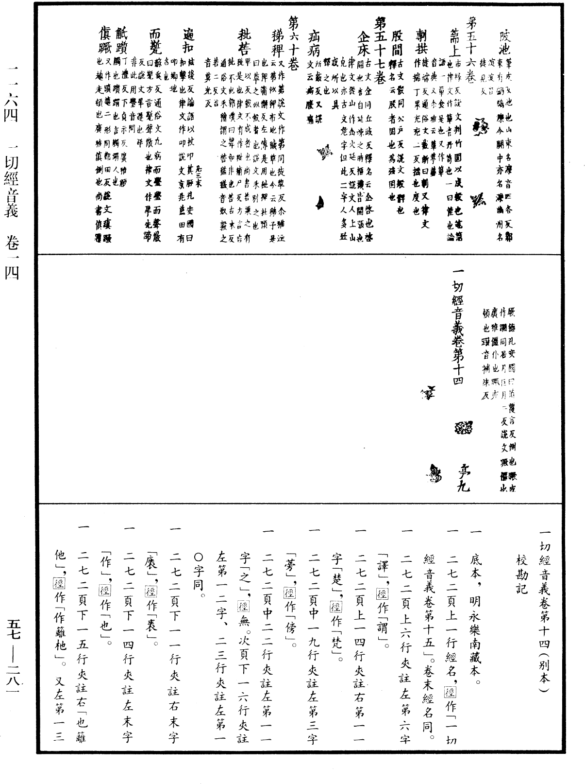 一切經音義《中華大藏經》_第57冊_第0281頁