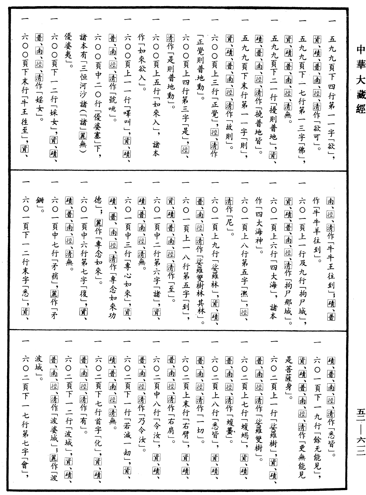 釋迦譜《中華大藏經》_第52冊_第612頁