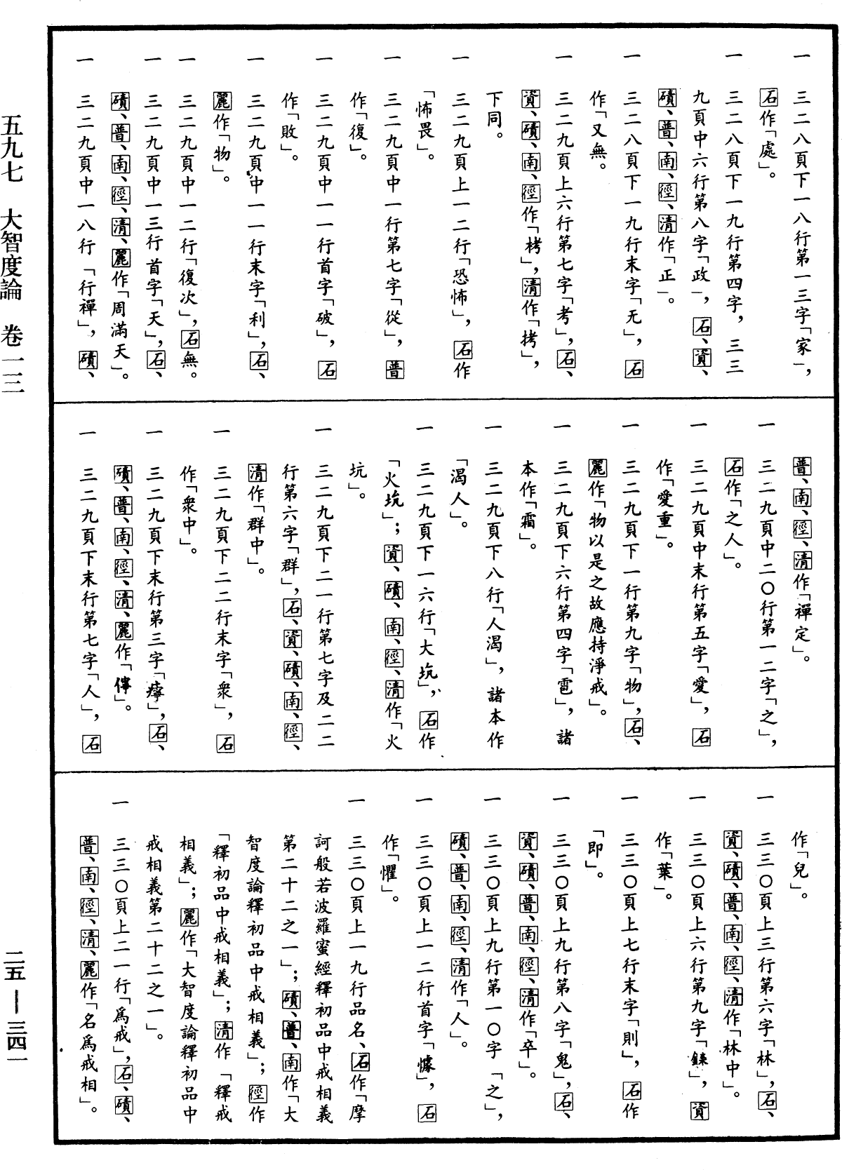 大智度論《中華大藏經》_第25冊_第341頁