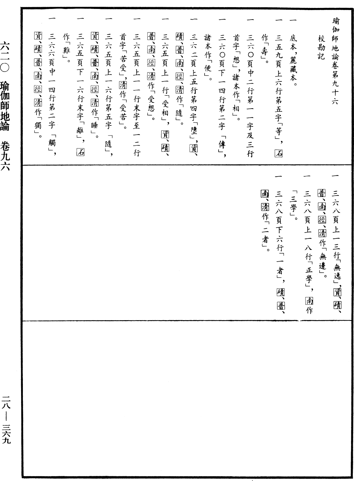 瑜伽師地論《中華大藏經》_第28冊_第0369頁96