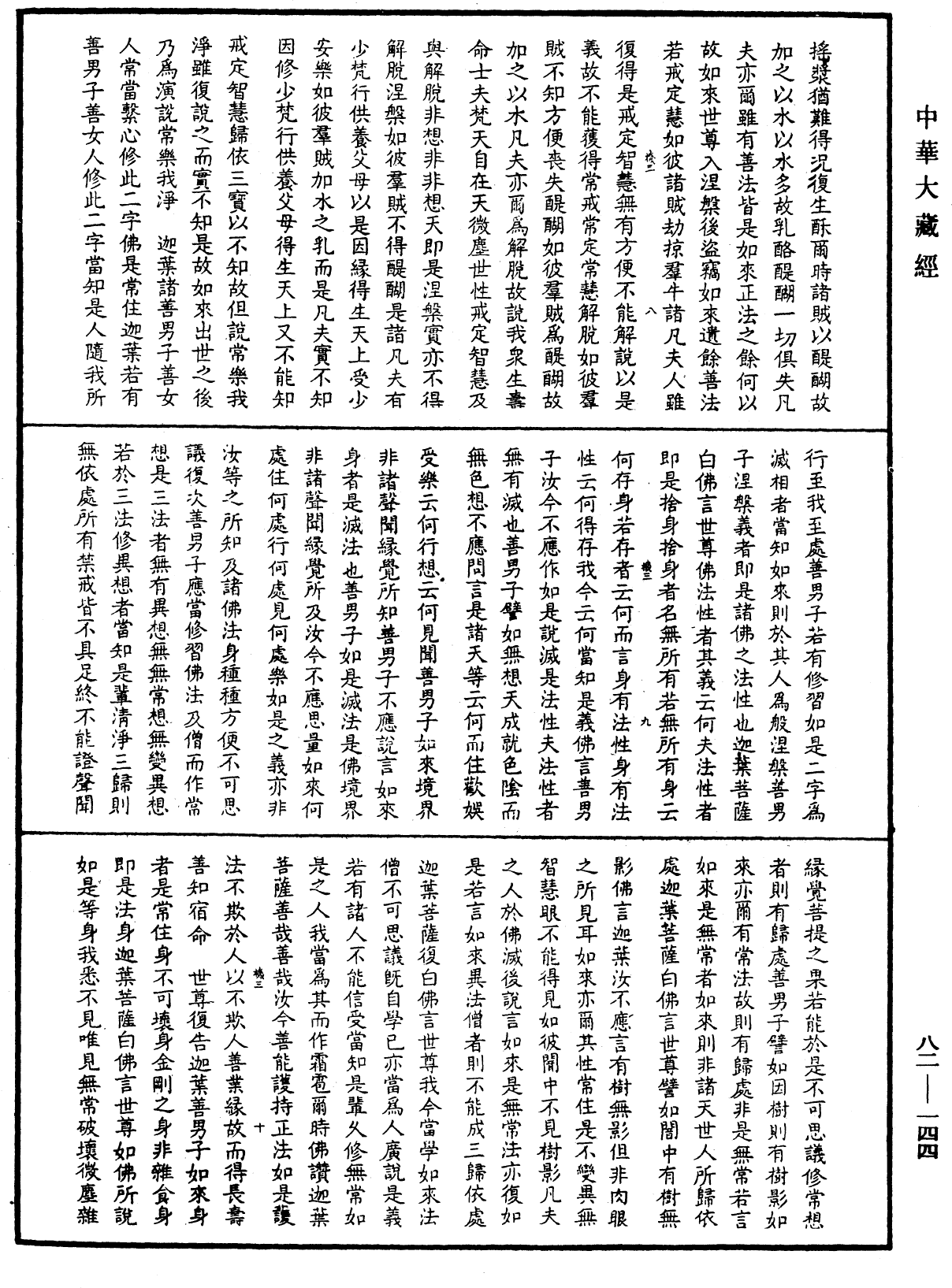 御錄經海一滴《中華大藏經》_第82冊_第0144頁