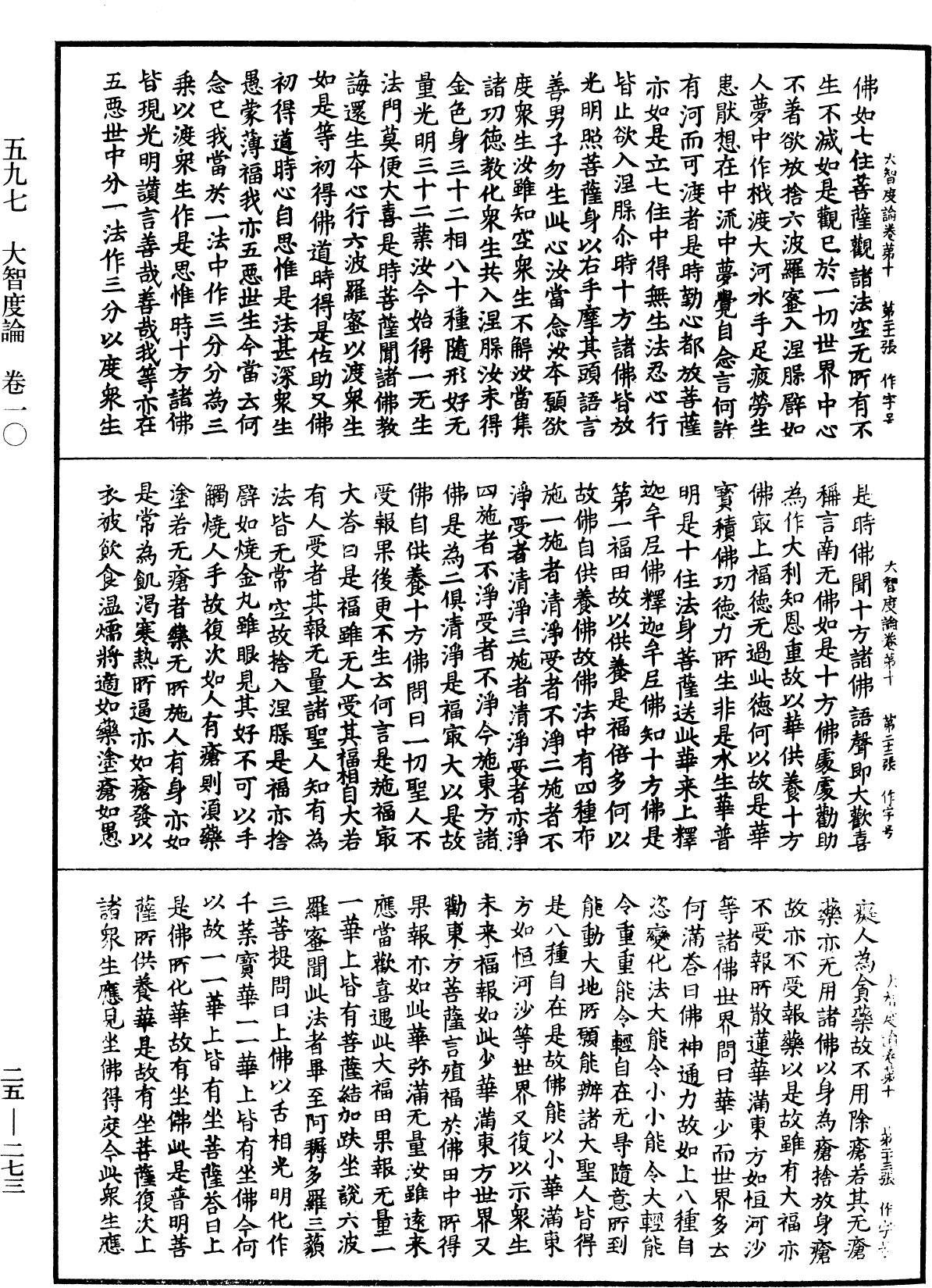 大智度論《中華大藏經》_第25冊_第273頁