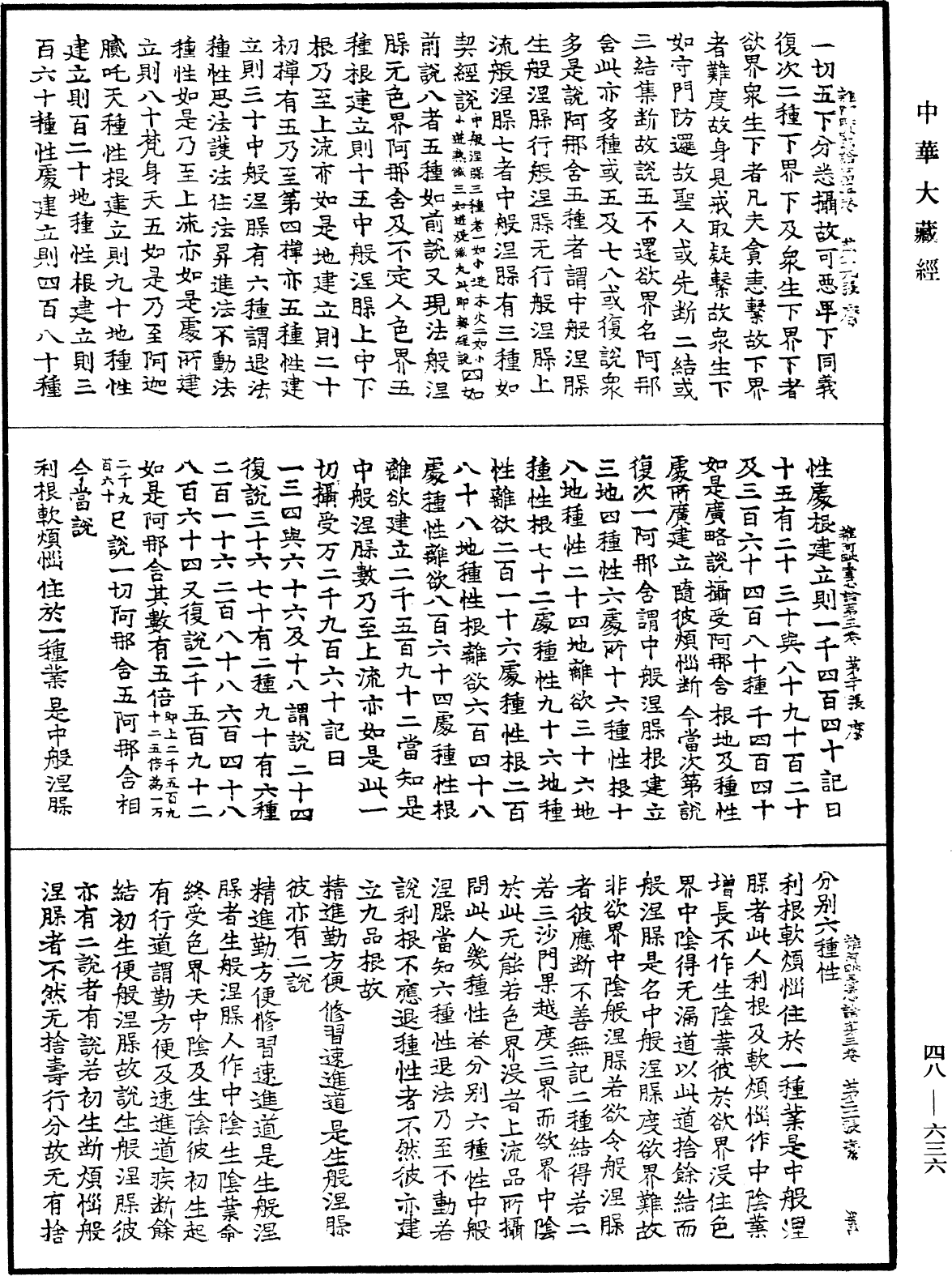 雜阿毗曇心論《中華大藏經》_第48冊_第0636頁