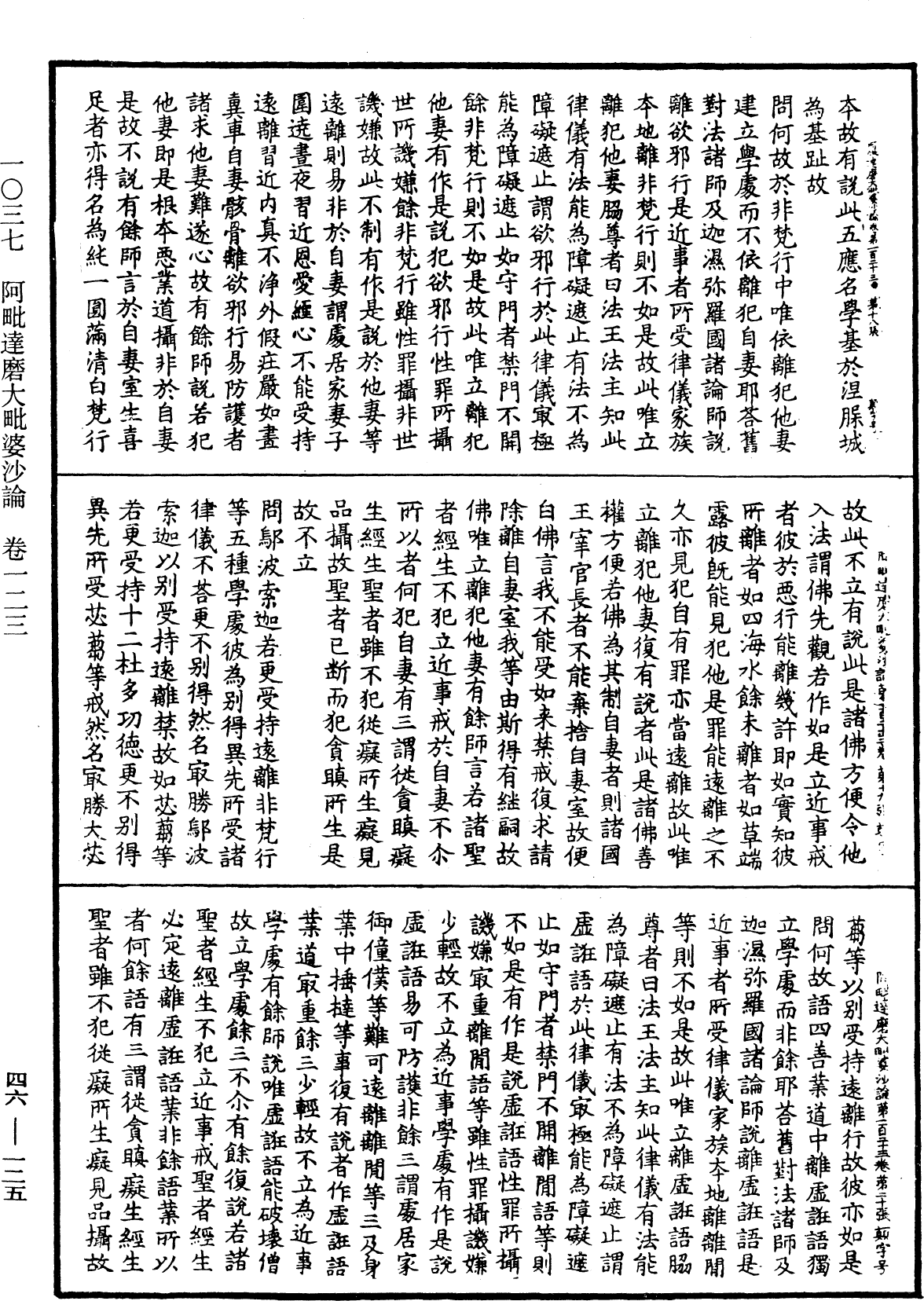 阿毗達磨大毗婆沙論《中華大藏經》_第46冊_第0125頁