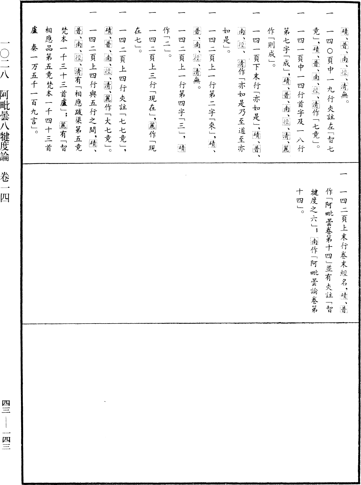 阿毗曇八犍度論《中華大藏經》_第43冊_第143頁14