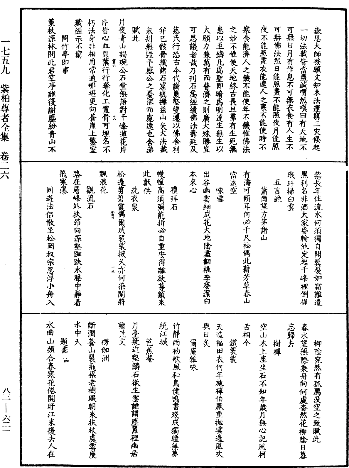 紫柏尊者全集《中華大藏經》_第83冊_第0621頁