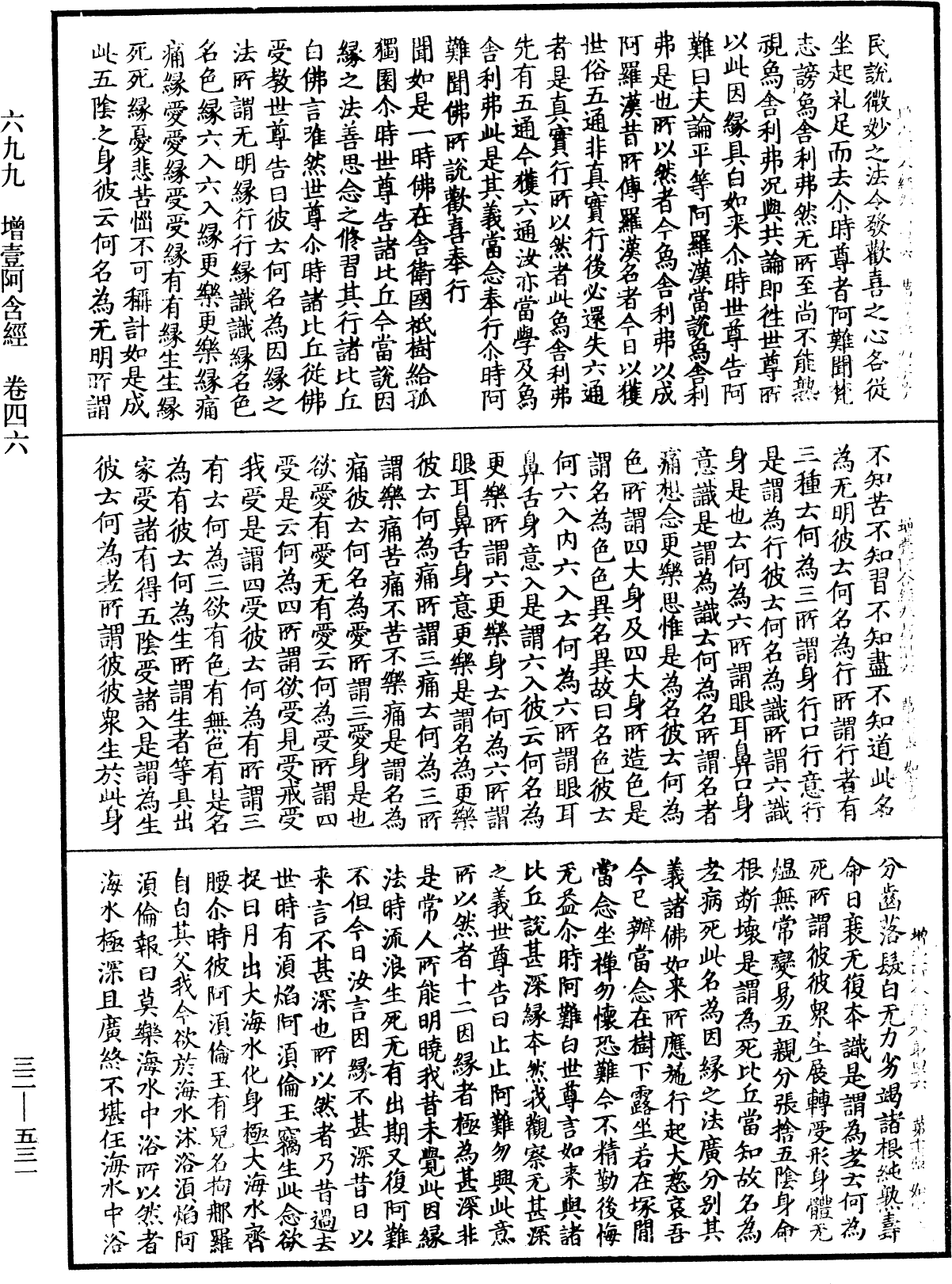 增壹阿含經《中華大藏經》_第32冊_第0531頁