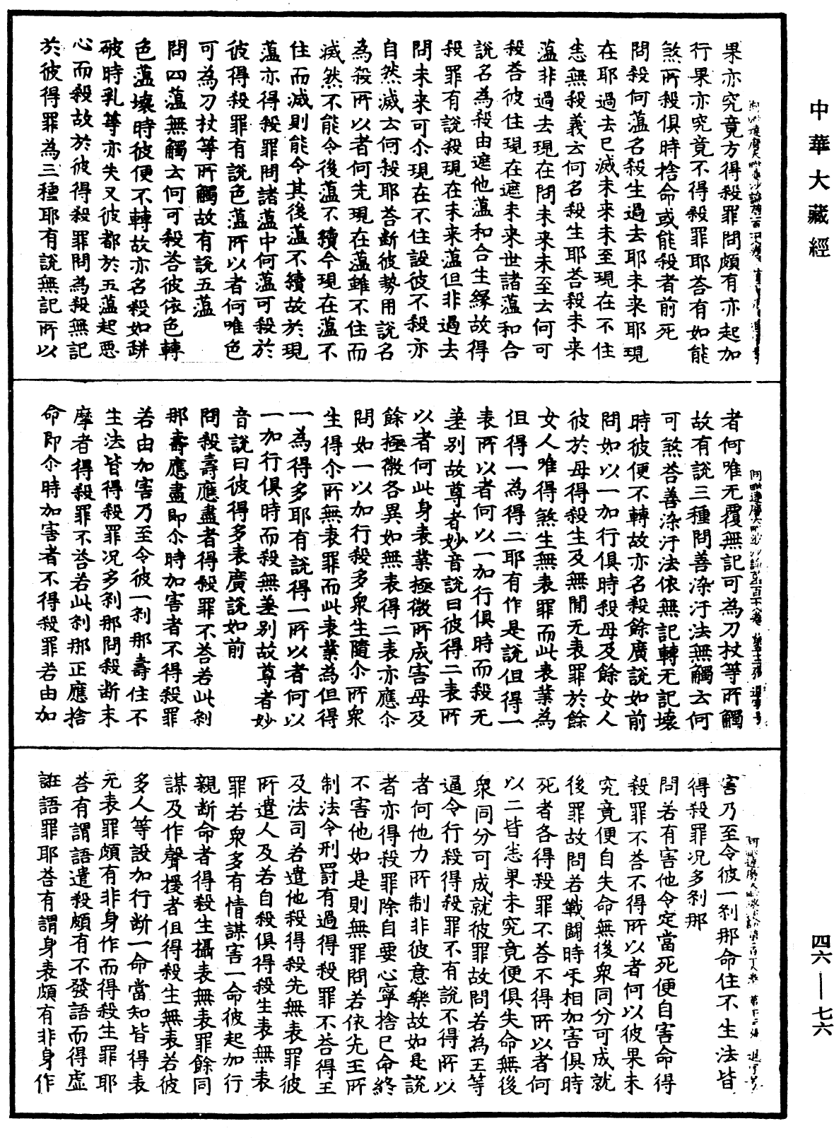 阿毗達磨大毗婆沙論《中華大藏經》_第46冊_第0076頁