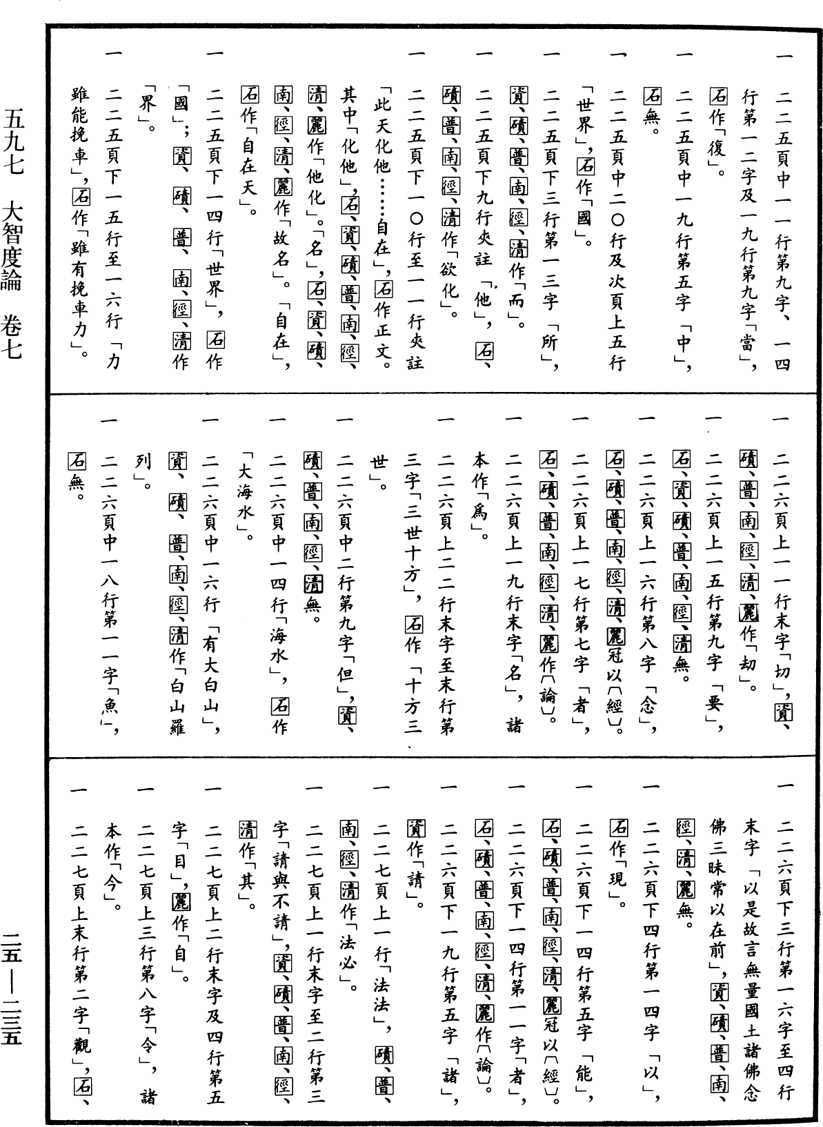 大智度論《中華大藏經》_第25冊_第235頁