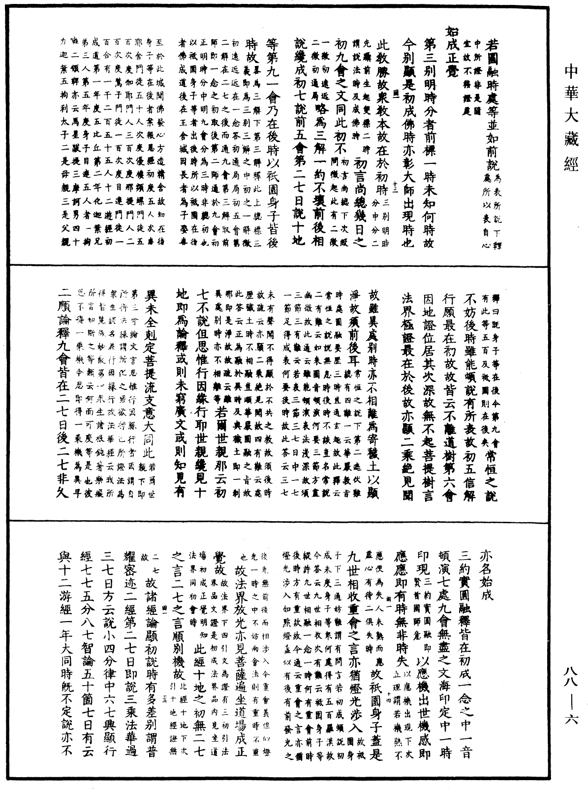 大方廣佛華嚴經疏鈔會本《中華大藏經》_第88冊_第006頁