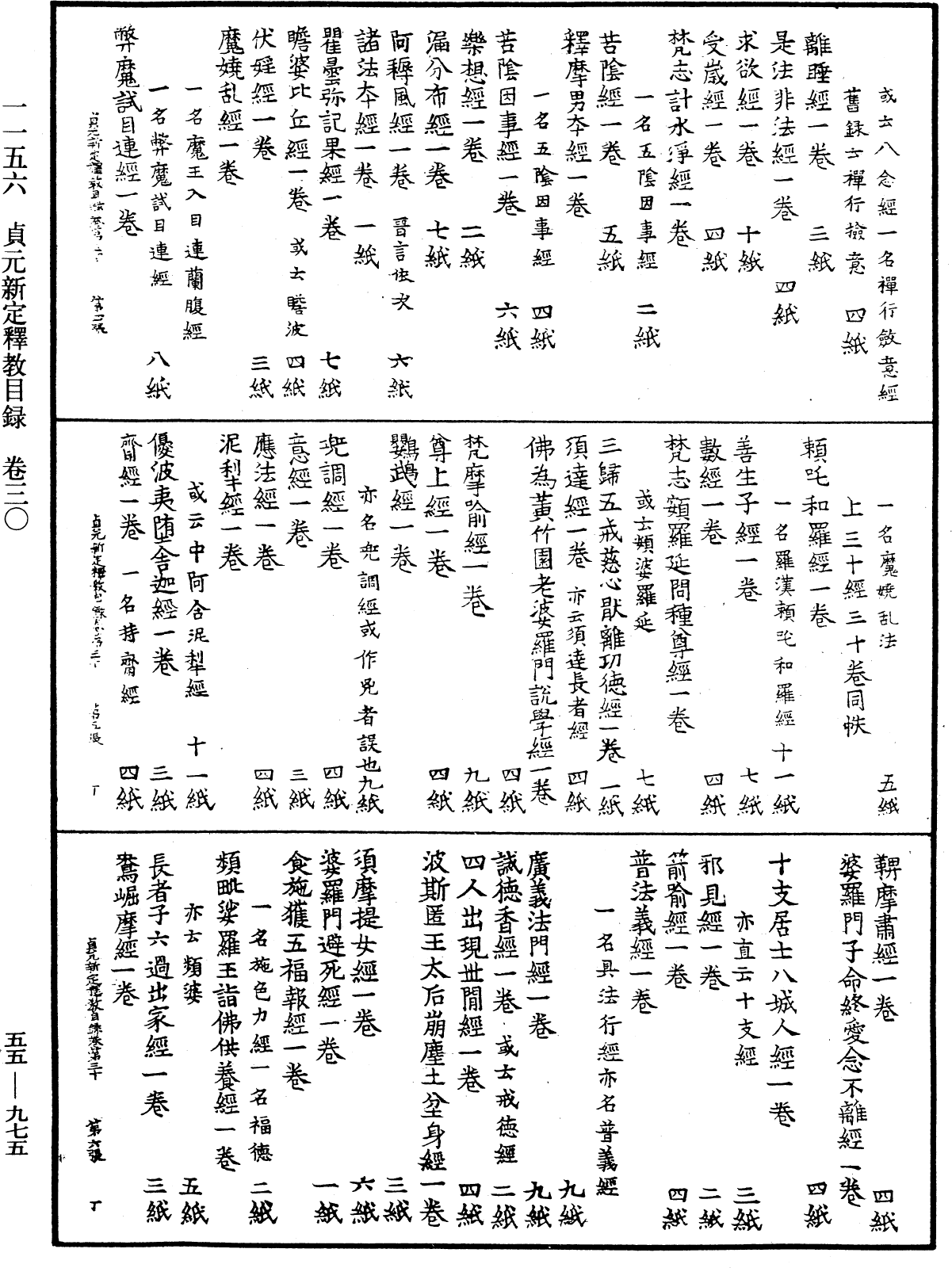 貞元新定釋教目錄《中華大藏經》_第55冊_第975頁