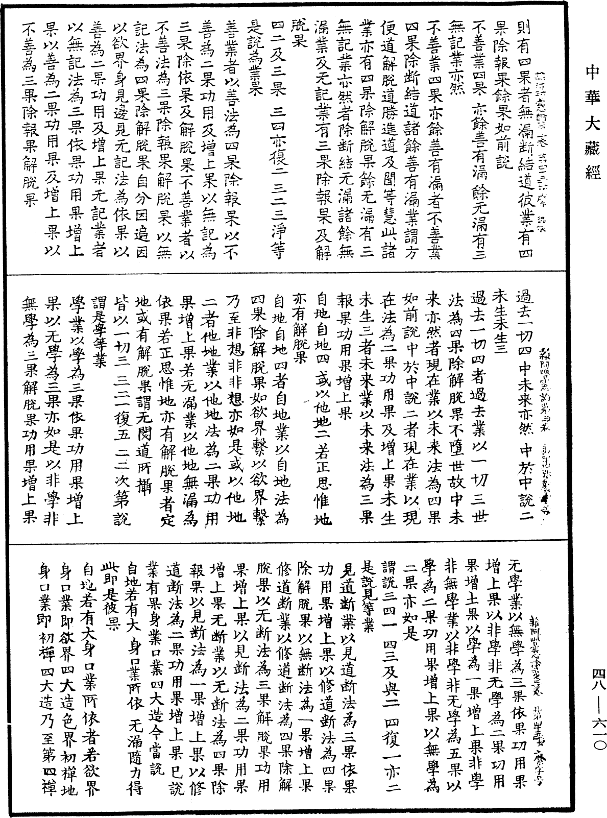 雜阿毗曇心論《中華大藏經》_第48冊_第0610頁