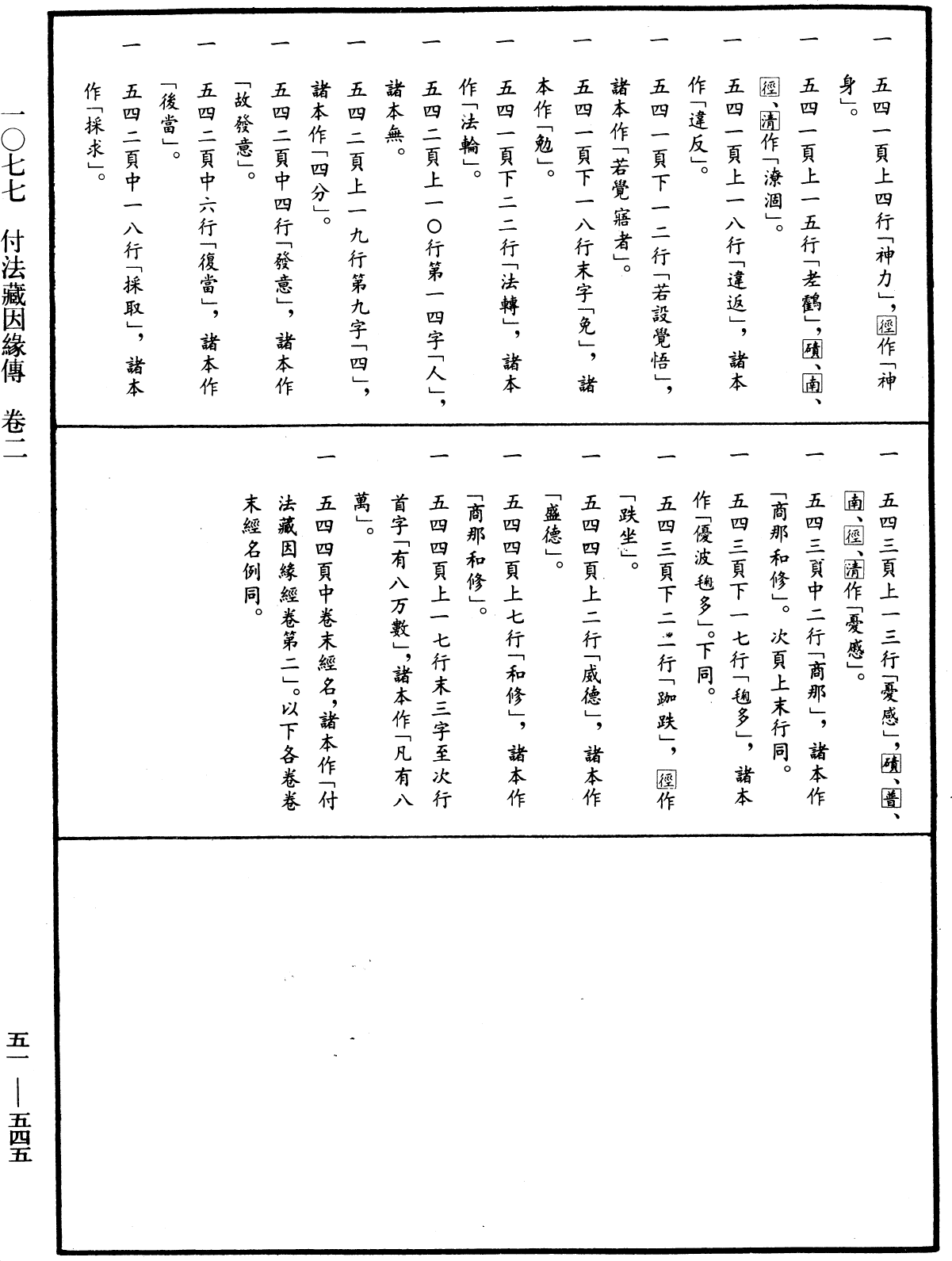 付法藏因緣傳《中華大藏經》_第51冊_第545頁2