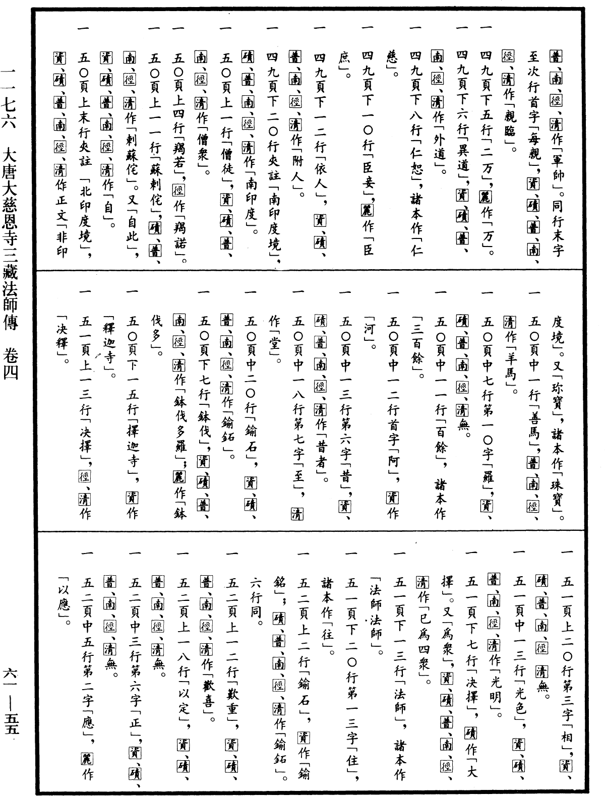 大唐大慈恩寺三藏法师传《中华大藏经》_第61册_第0055页