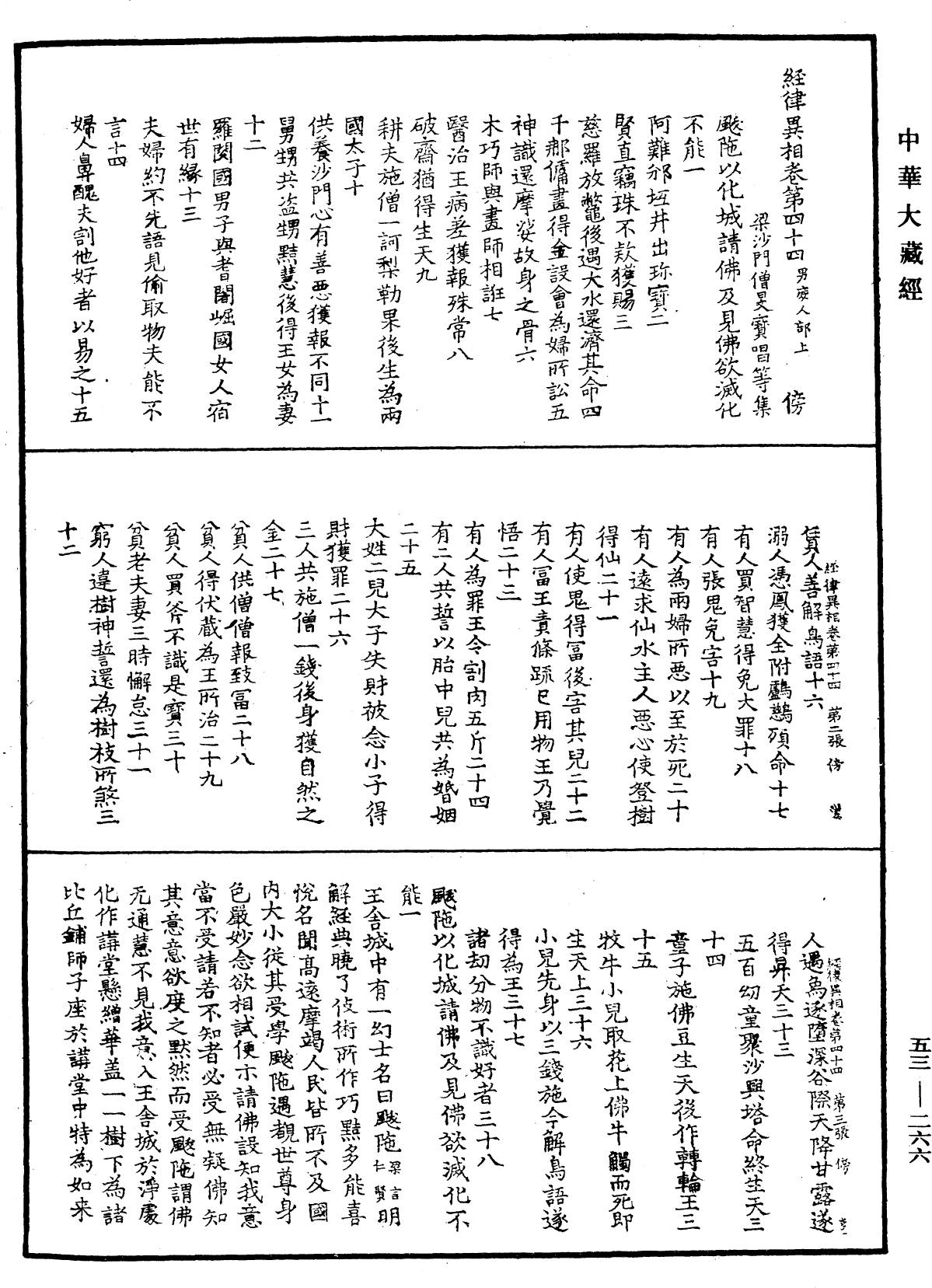 經律異相《中華大藏經》_第53冊_第266頁