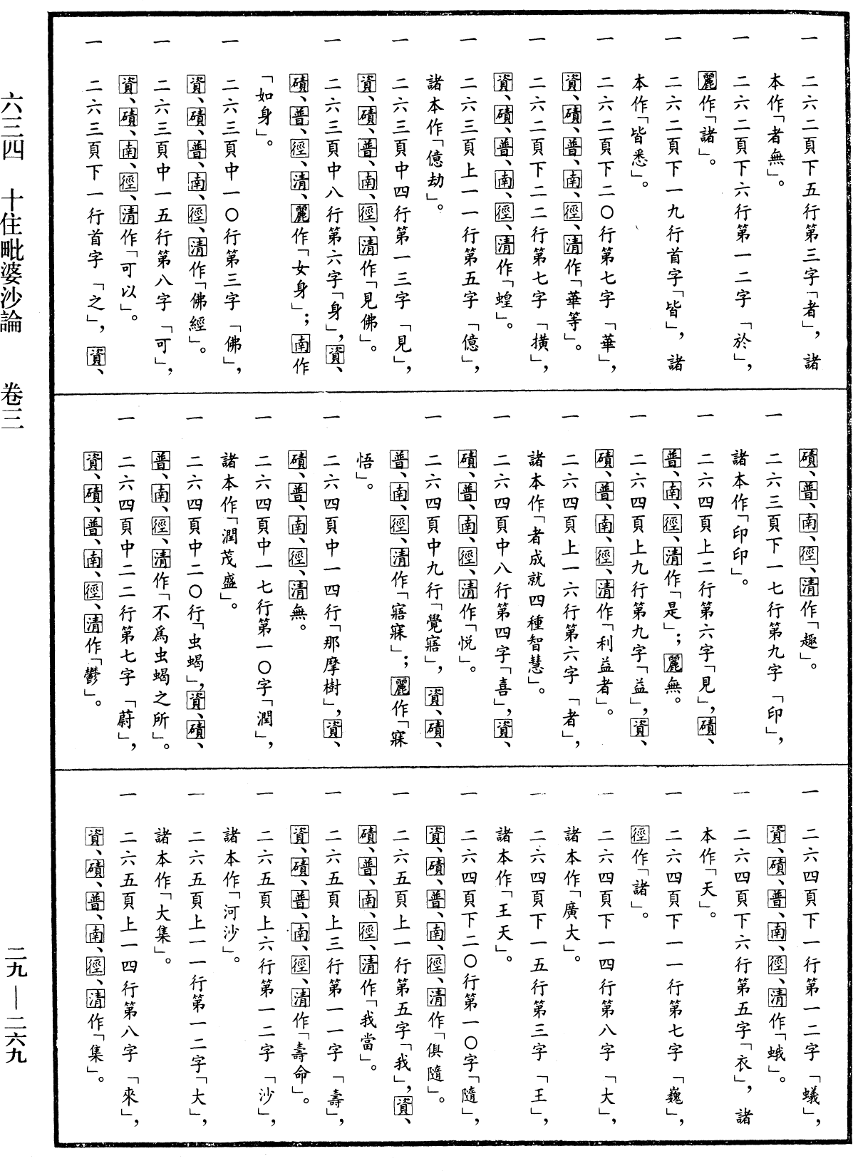 十住毗婆沙論《中華大藏經》_第29冊_第0269頁