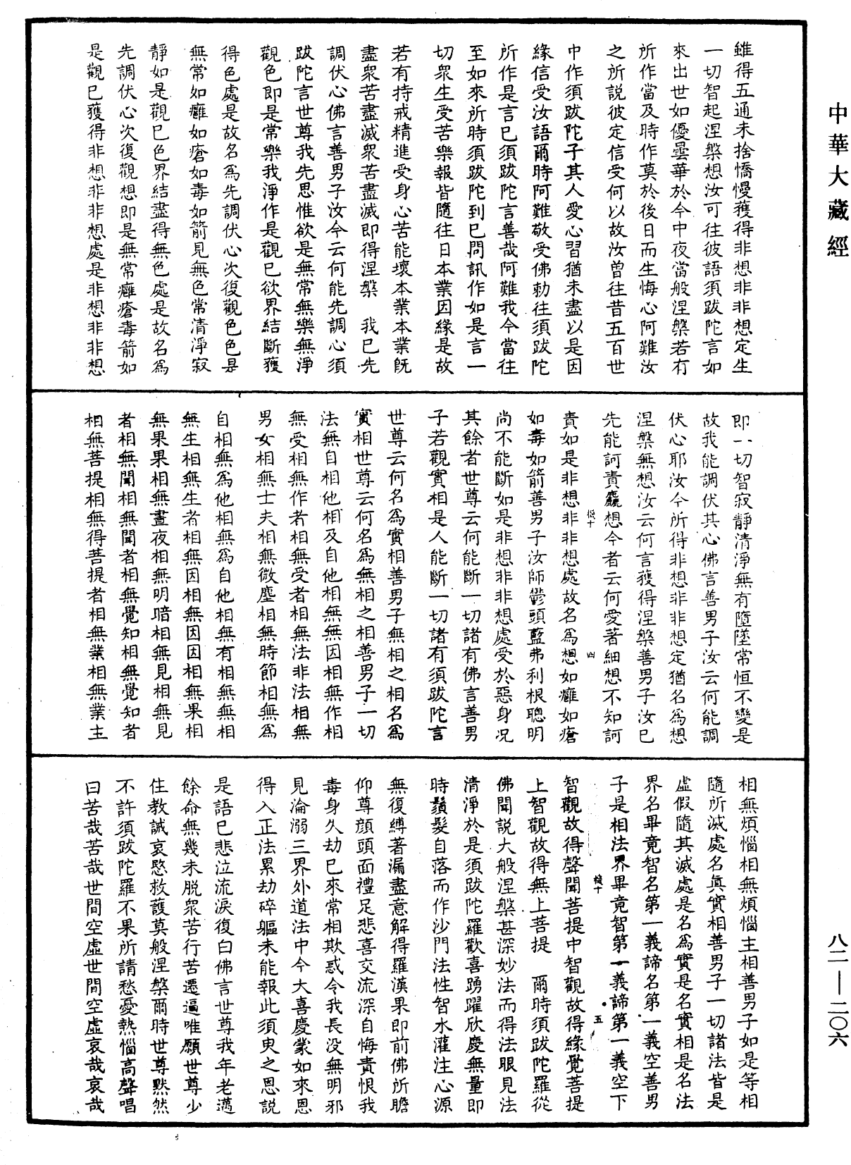 御錄經海一滴《中華大藏經》_第82冊_第0206頁