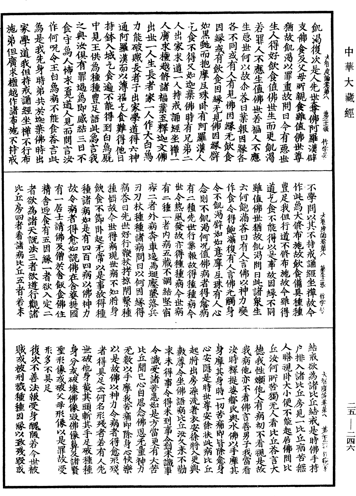 大智度論《中華大藏經》_第25冊_第246頁