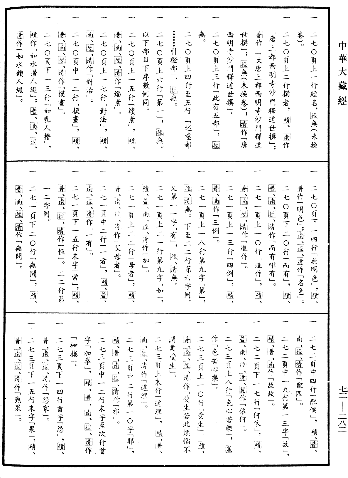 法苑珠林《中華大藏經》_第72冊_第282頁