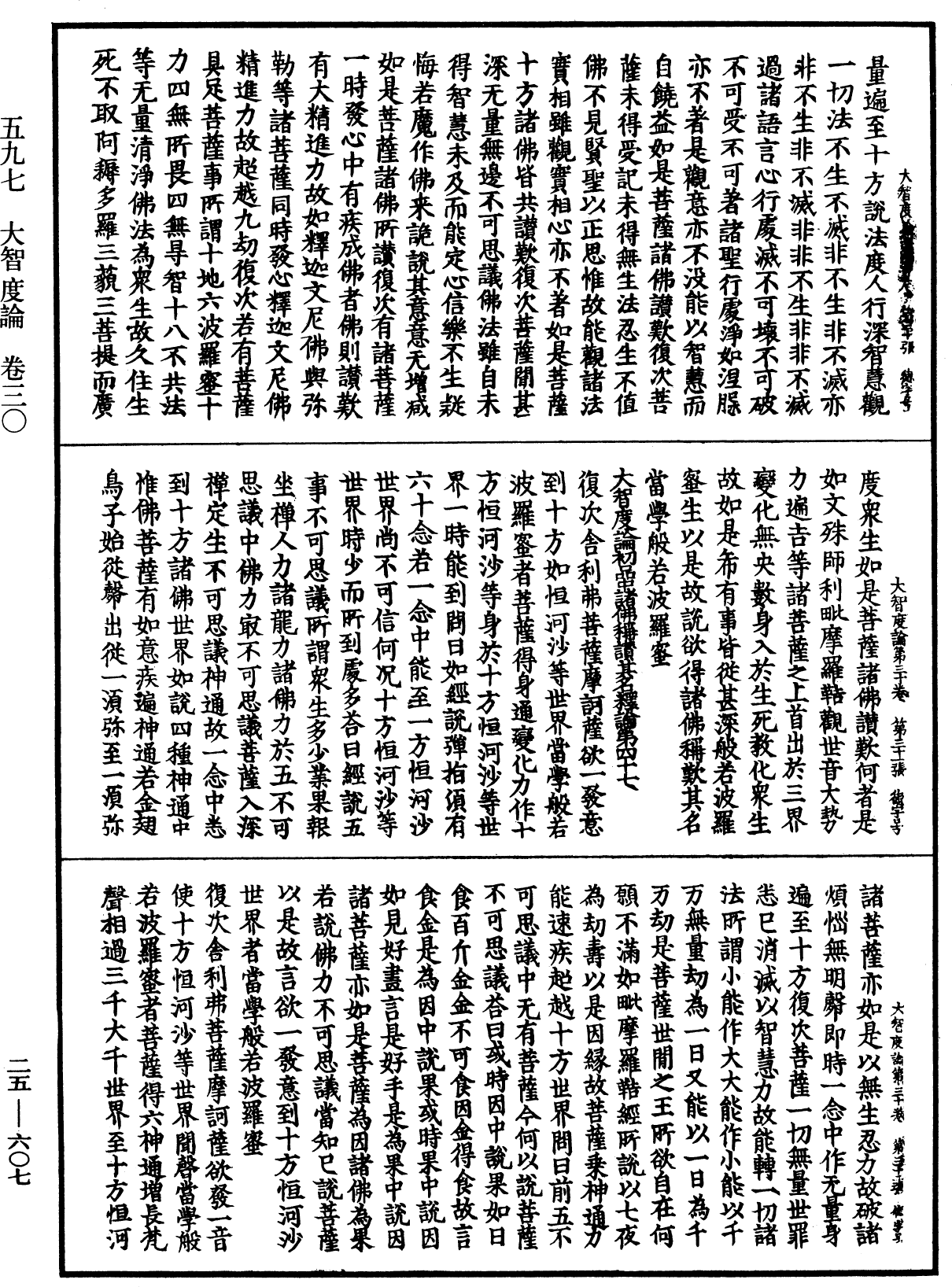 大智度論《中華大藏經》_第25冊_第607頁